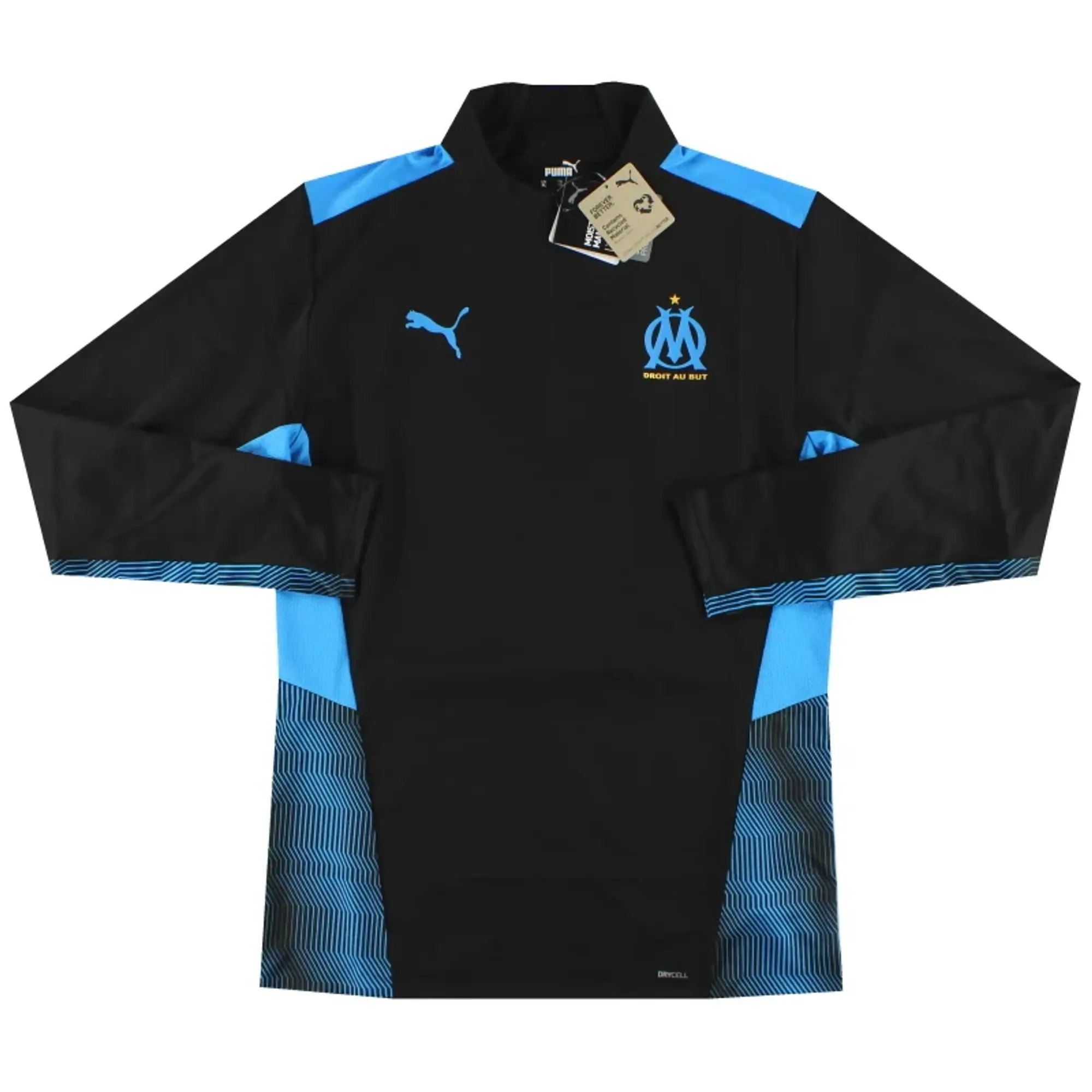 2021-22 Marseille Player Issue Training 1/4 Zip Top *BNIB* - Olympique Marseille / BNIB / XXXL