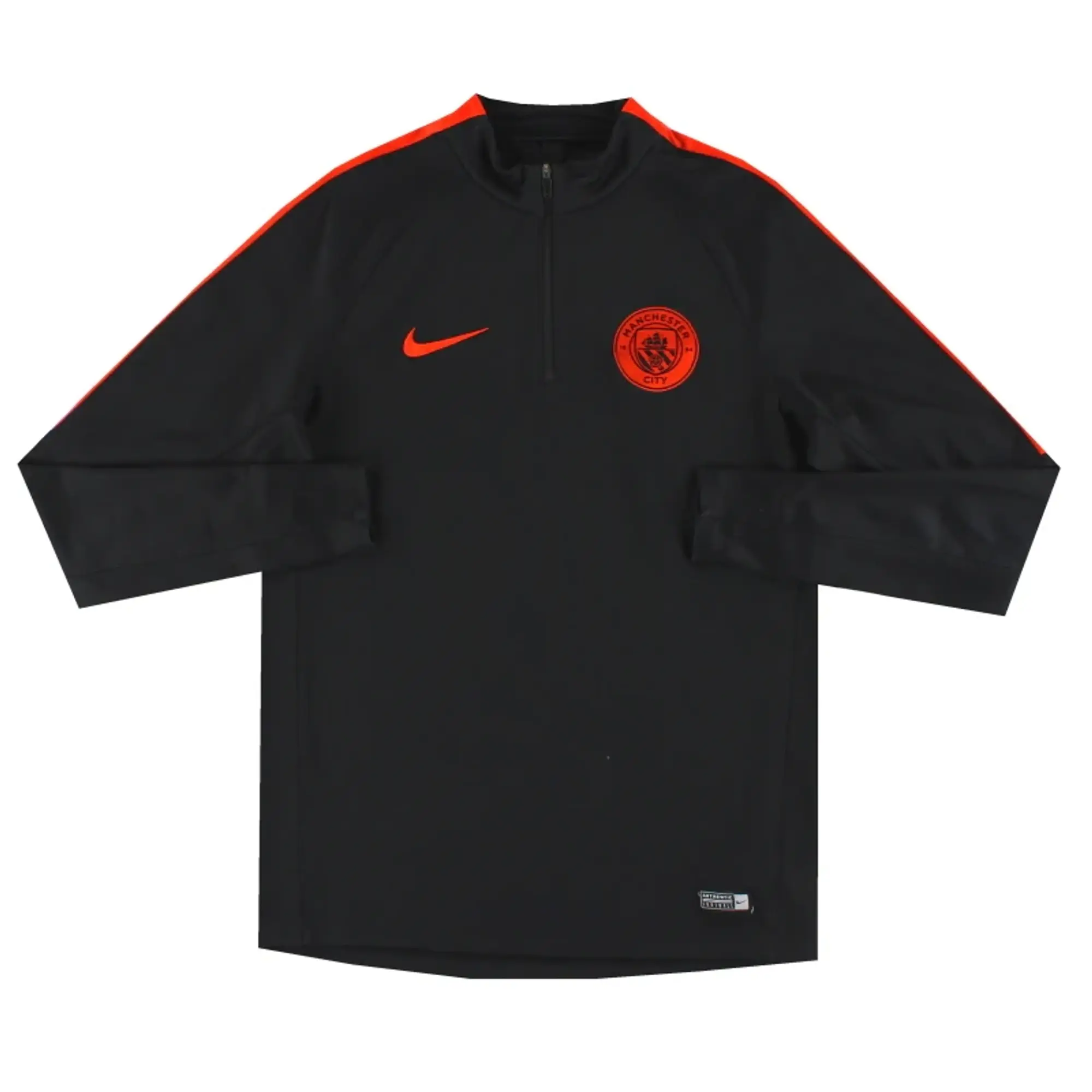2018-19 Manchester City Nike 1/4 Zip Training Top M - Manchester City / Excellent / Medium