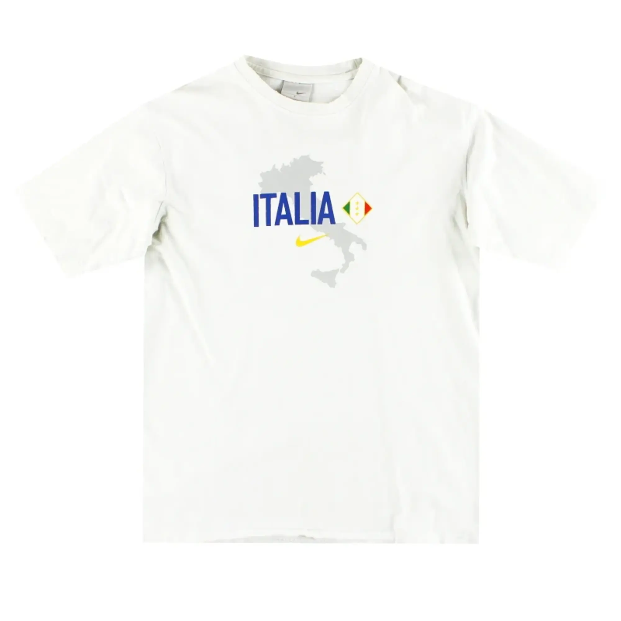 2002 Italy Nike Graphic Leisure Tee Cannavaro L - Italy / Very good / Large