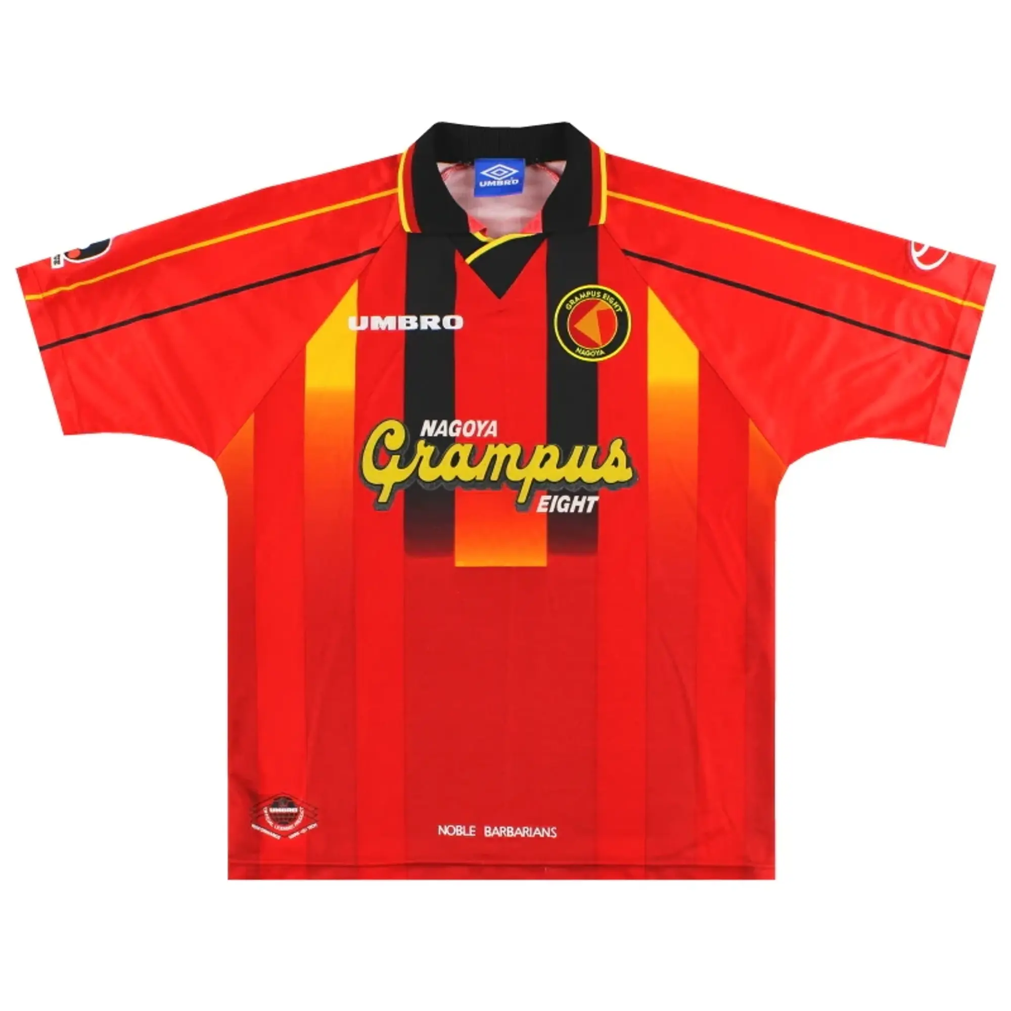 1996-98 Nagoya Grampus Eight Umbro Home Shirt L - Other World Clubs / Excellent / Large