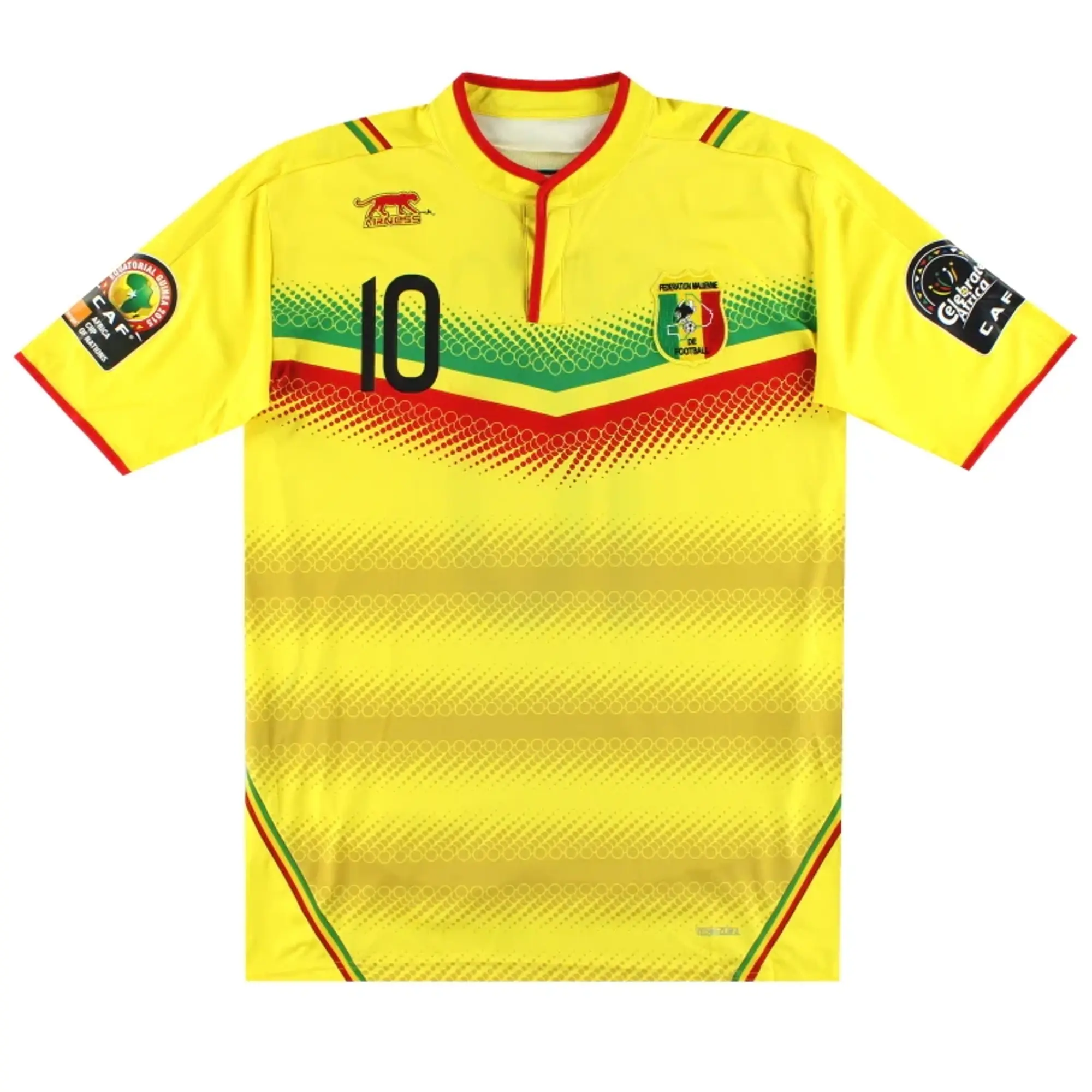 2015-16 Mali Airness Match Issue Home Shirt Sako #10 XL - African / Excellent / XL