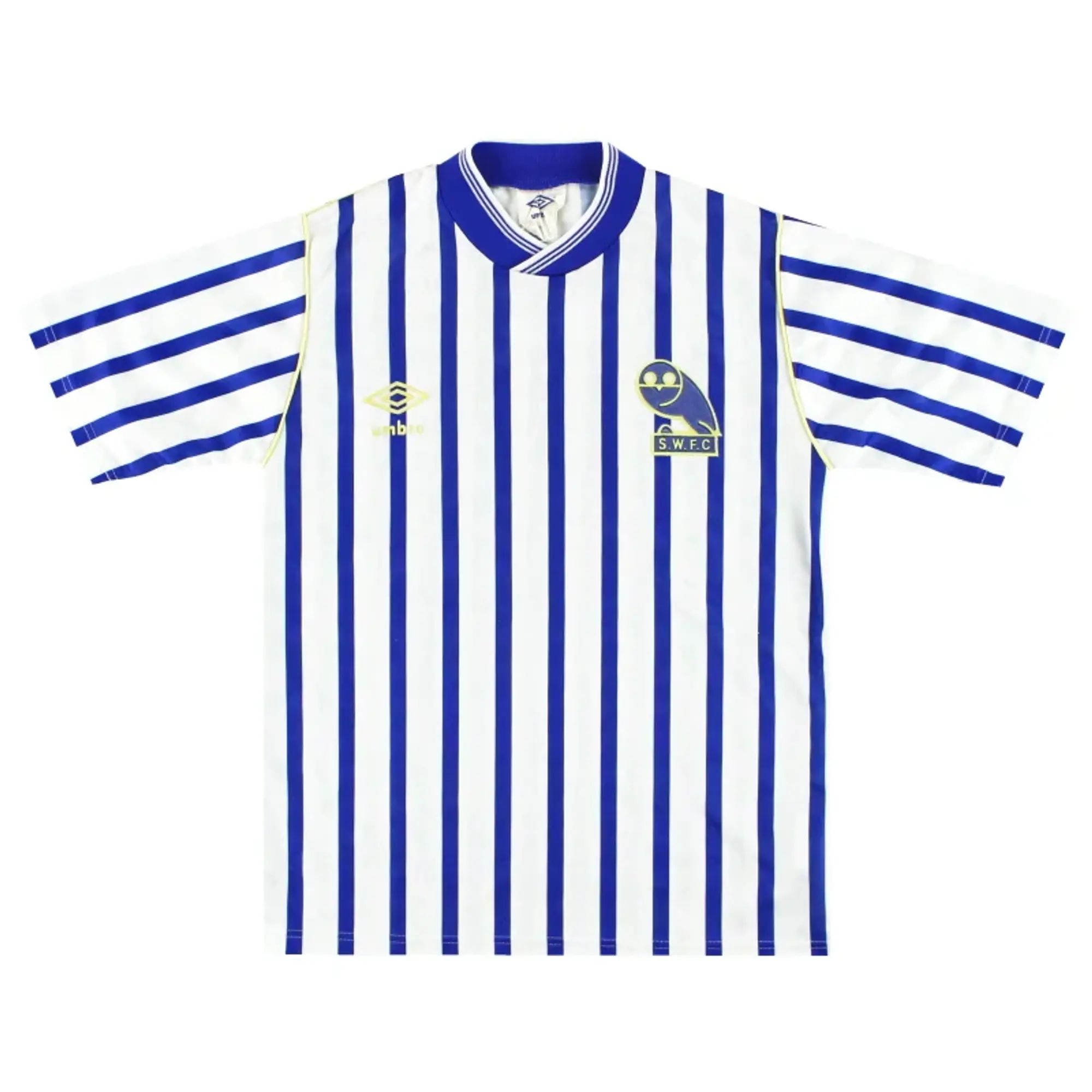 1987-89 Sheffield Wednesday Umbro Home Shirt Y - Sheffield Wednesday / Excellent / Youth