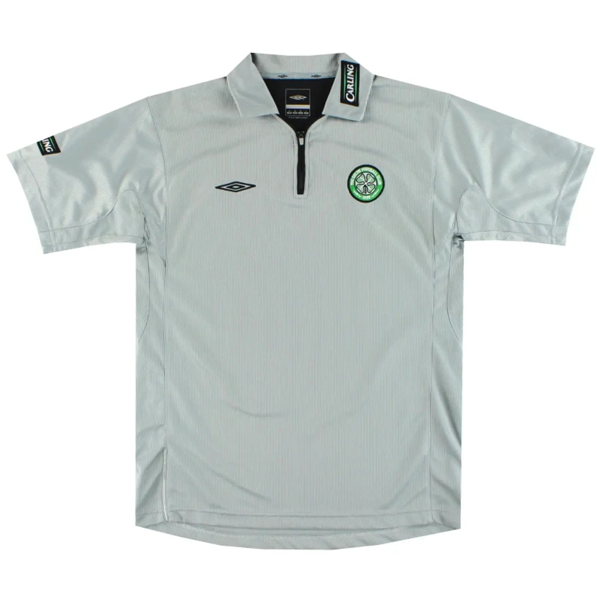 2004-05 Celtic Umbro 1/4 Zip Training Shirt M - Celtic / Excellent / Medium