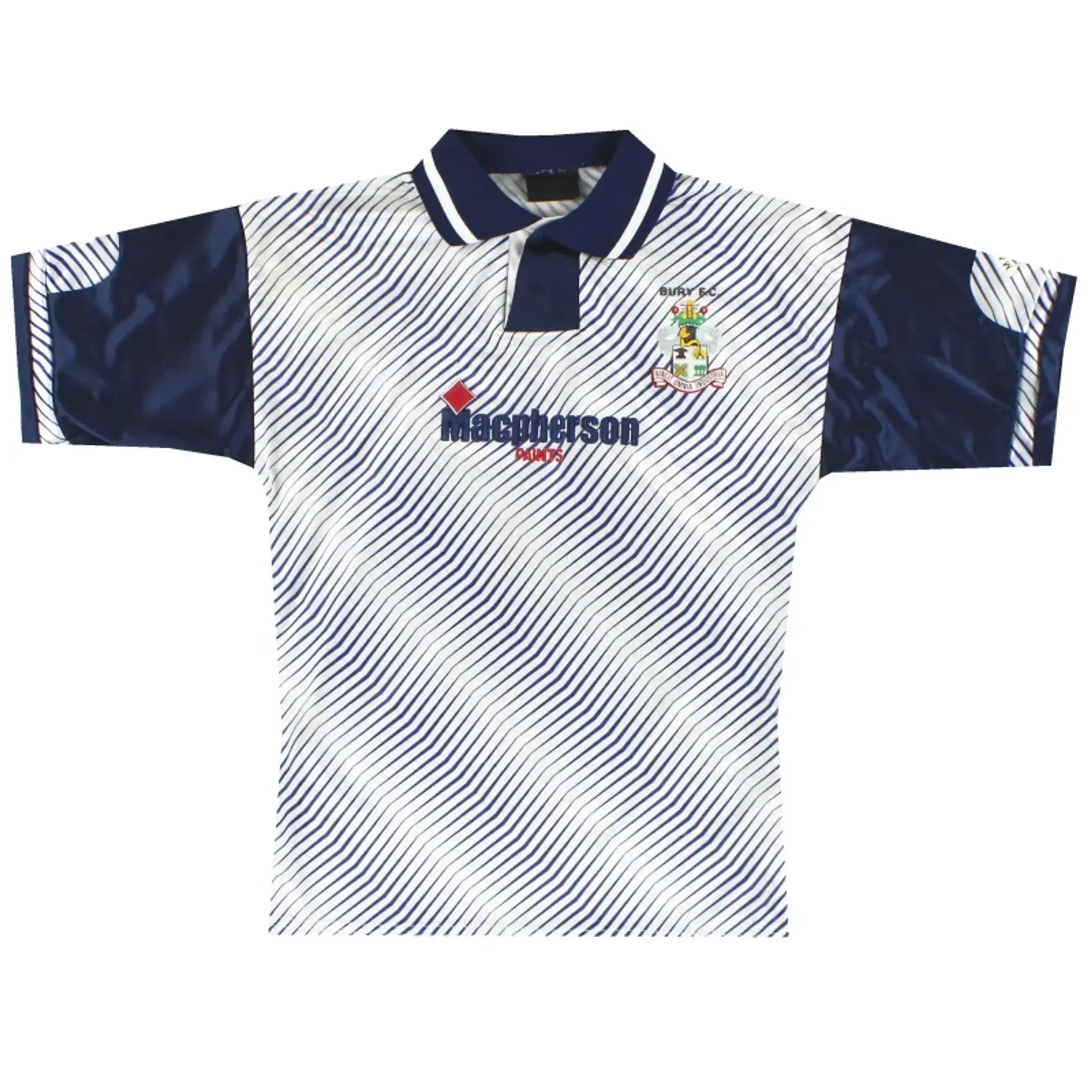1992-93 Bury Matchwinner Home Shirt XL.Boys - Bury / Excellent / Youth