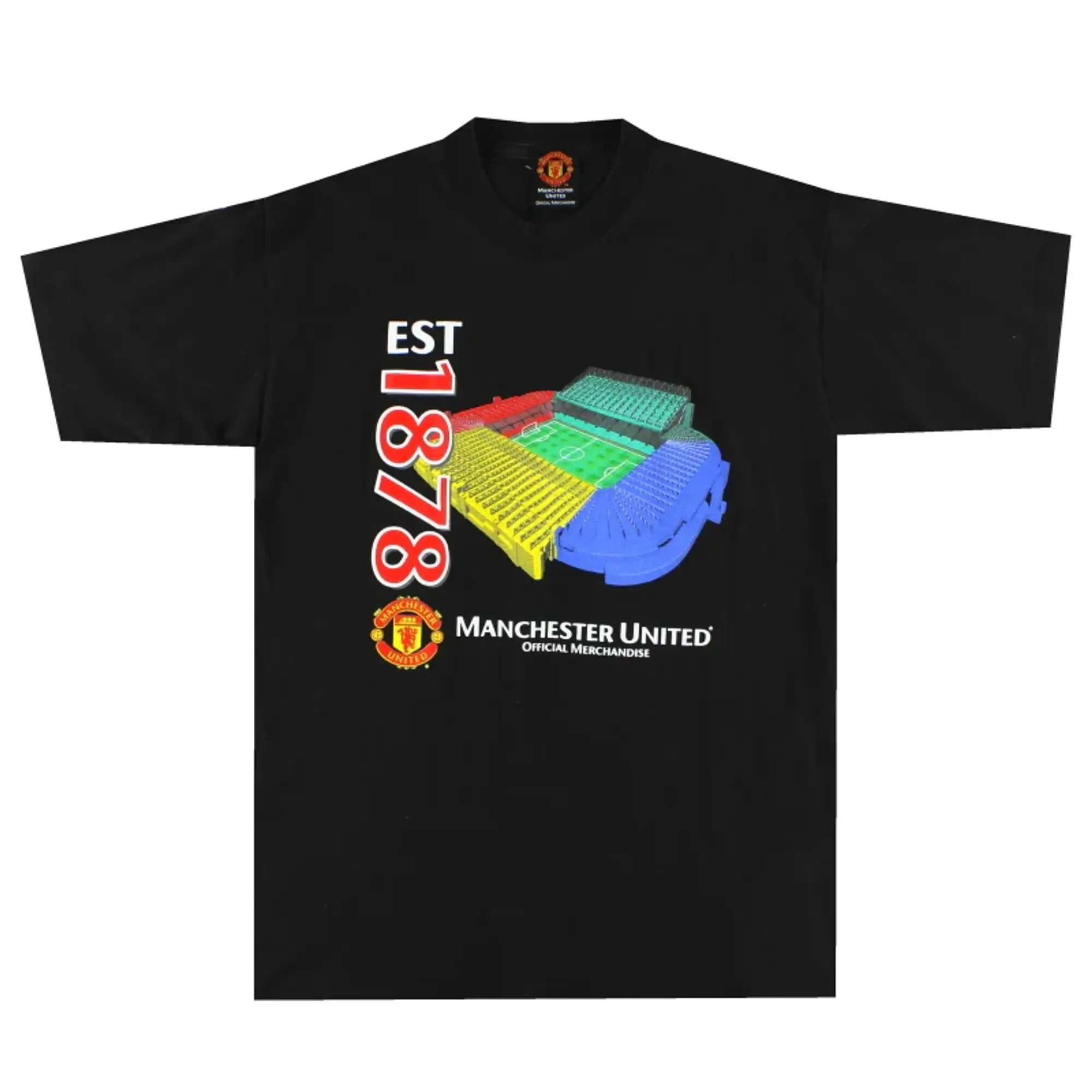 1990s Manchester United 'Est 1878' Graphic Tee S - Manchester United / Excellent / Small