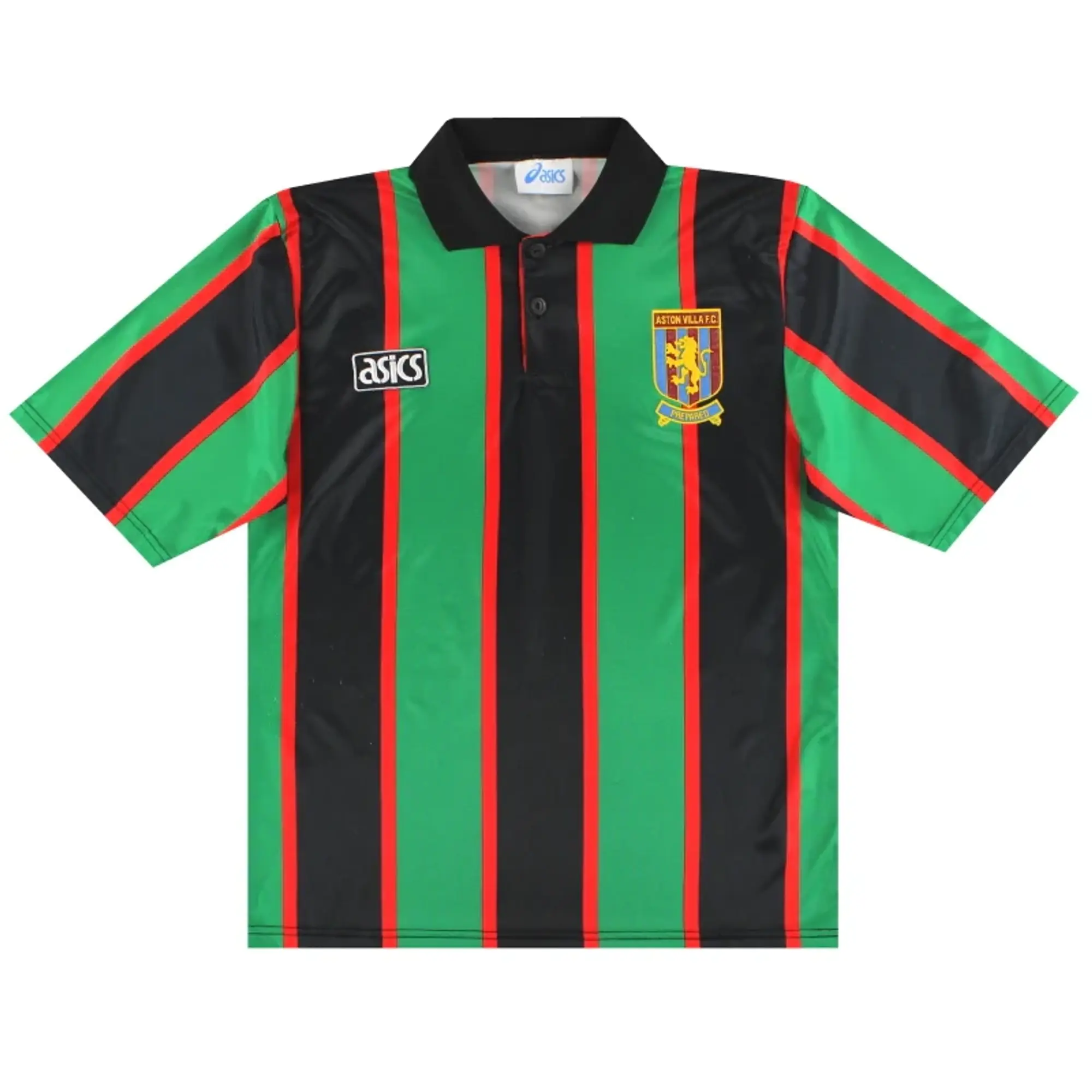 1993-95 Aston Villa Asics Away Shirt M - Aston Villa / Excellent / Medium