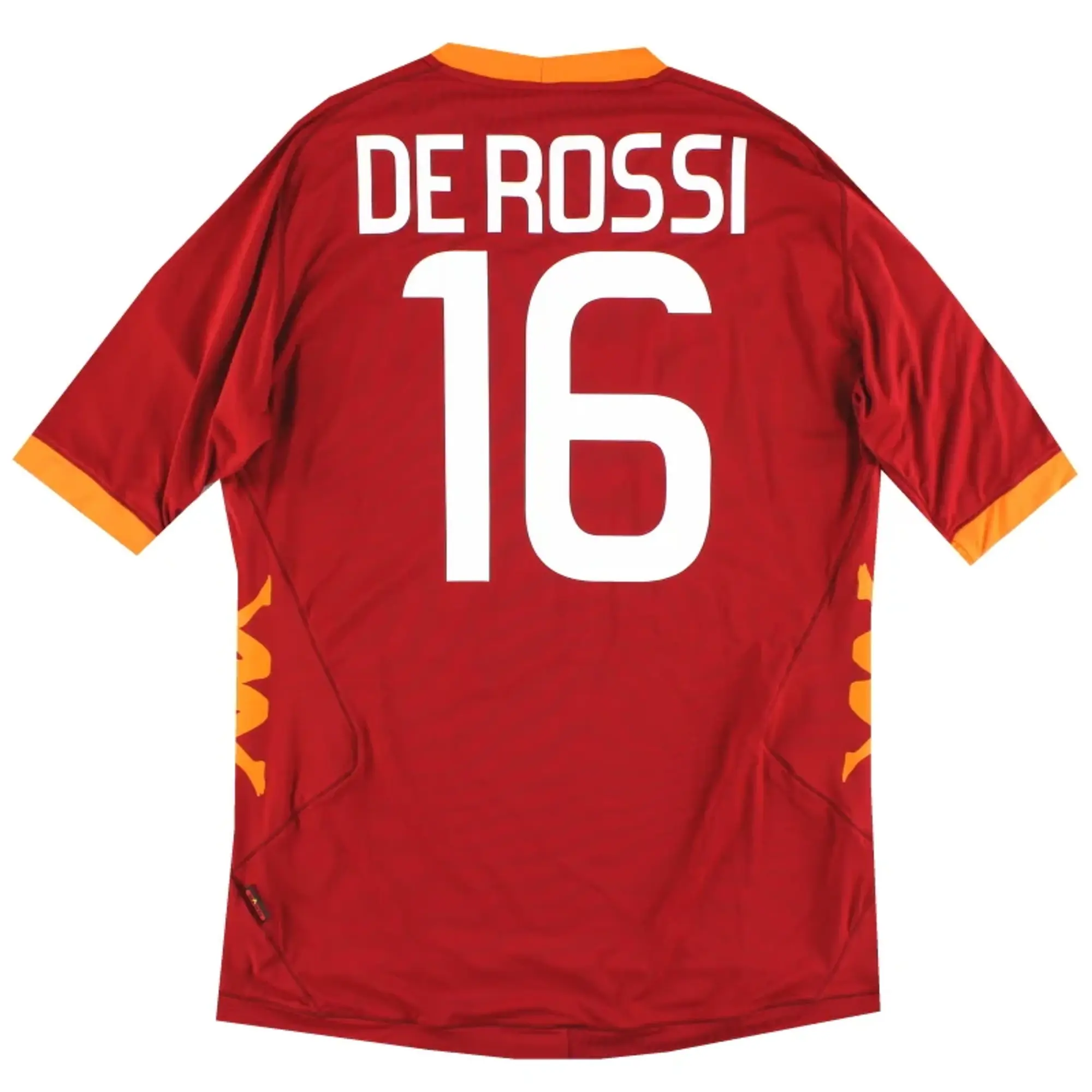 2011-12 Roma Kappa Home Shirt De Rossi #16 *w/tags* XXL - Roma / w/tags / XXL