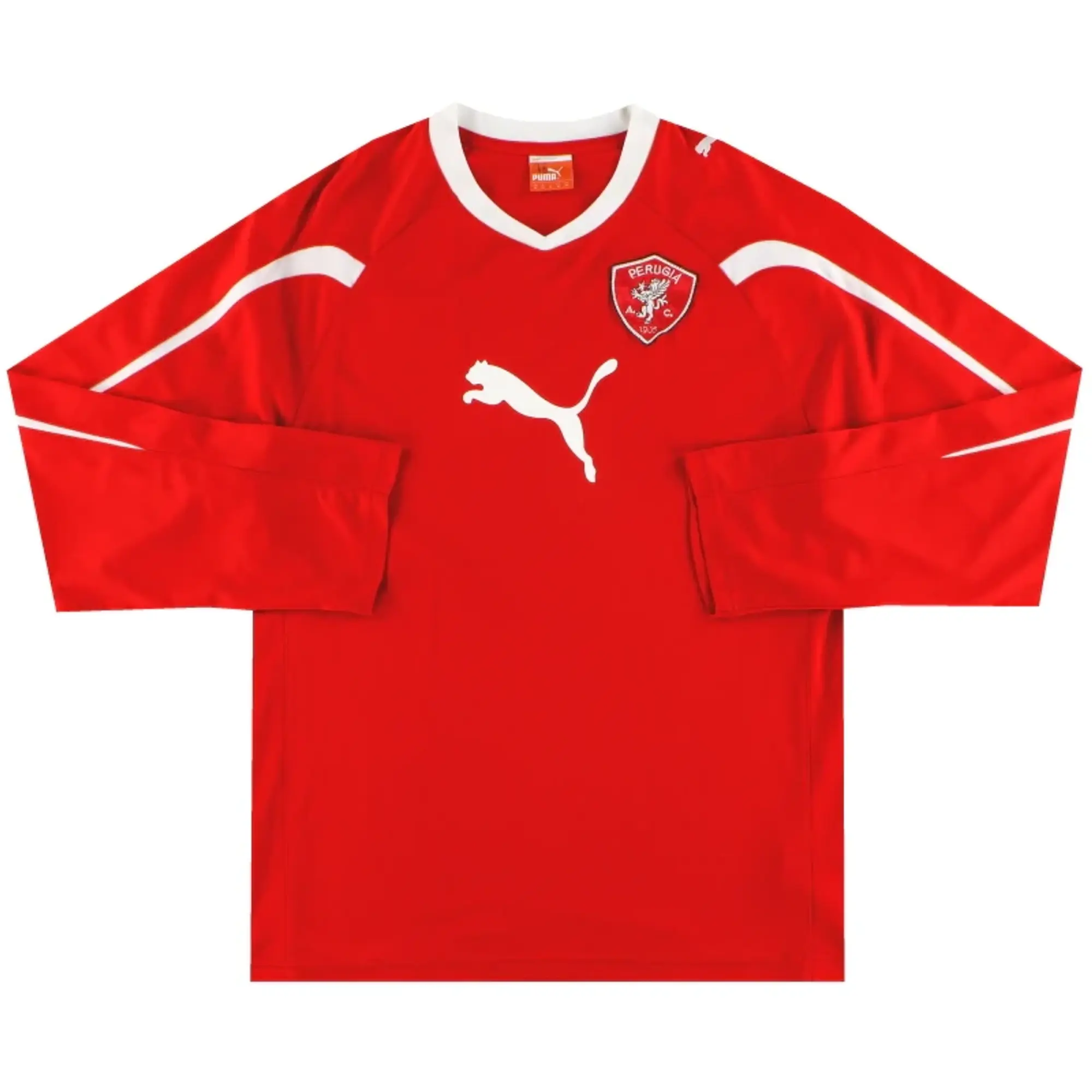 2011-12 Perugia Puma Training Shirt L/S M - Other Italian Clubs / Excellent / Medium