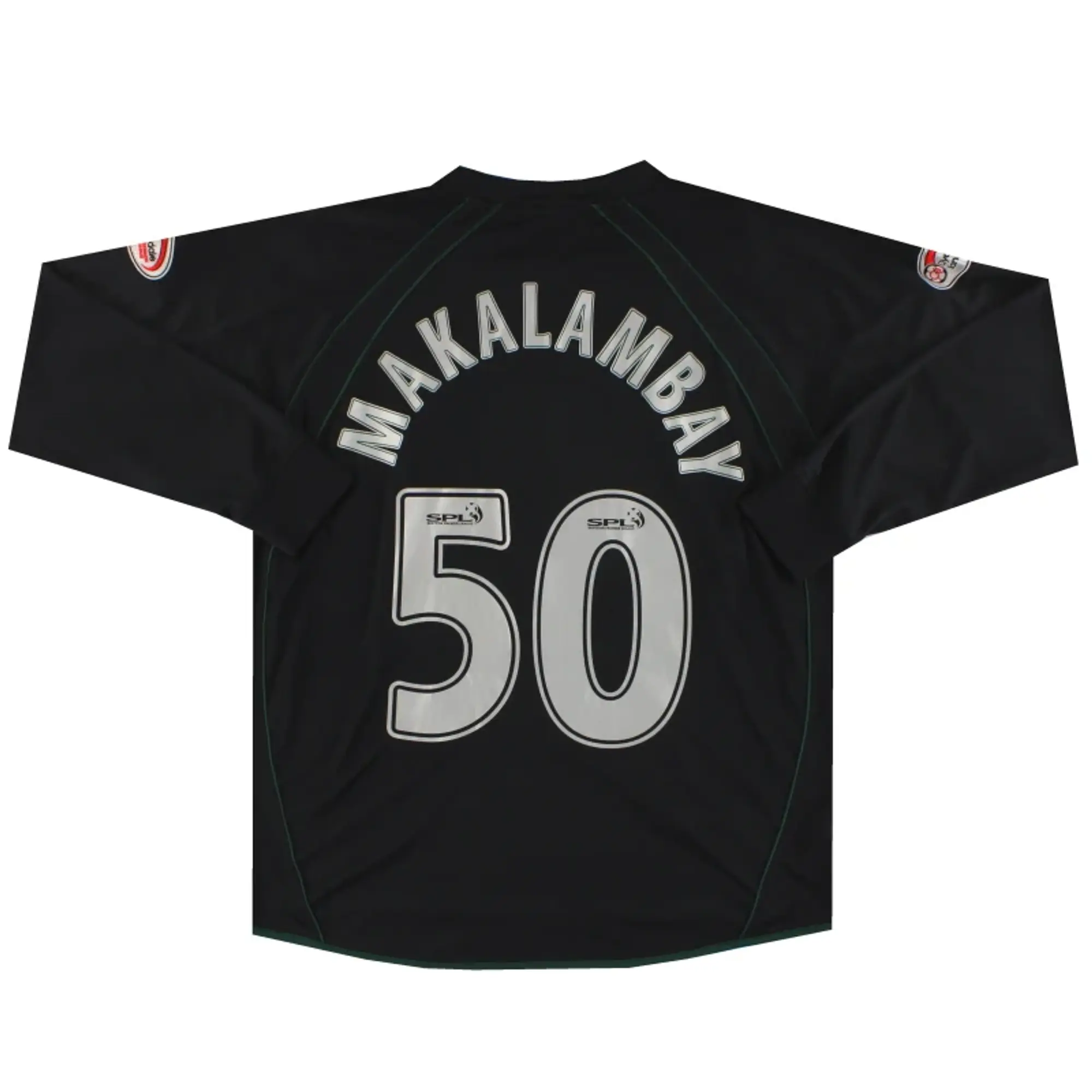 2007-08 Hibernian Player Issue Shirt Makalambay #50 XL - Other Scottish Clubs / Excellent / XL