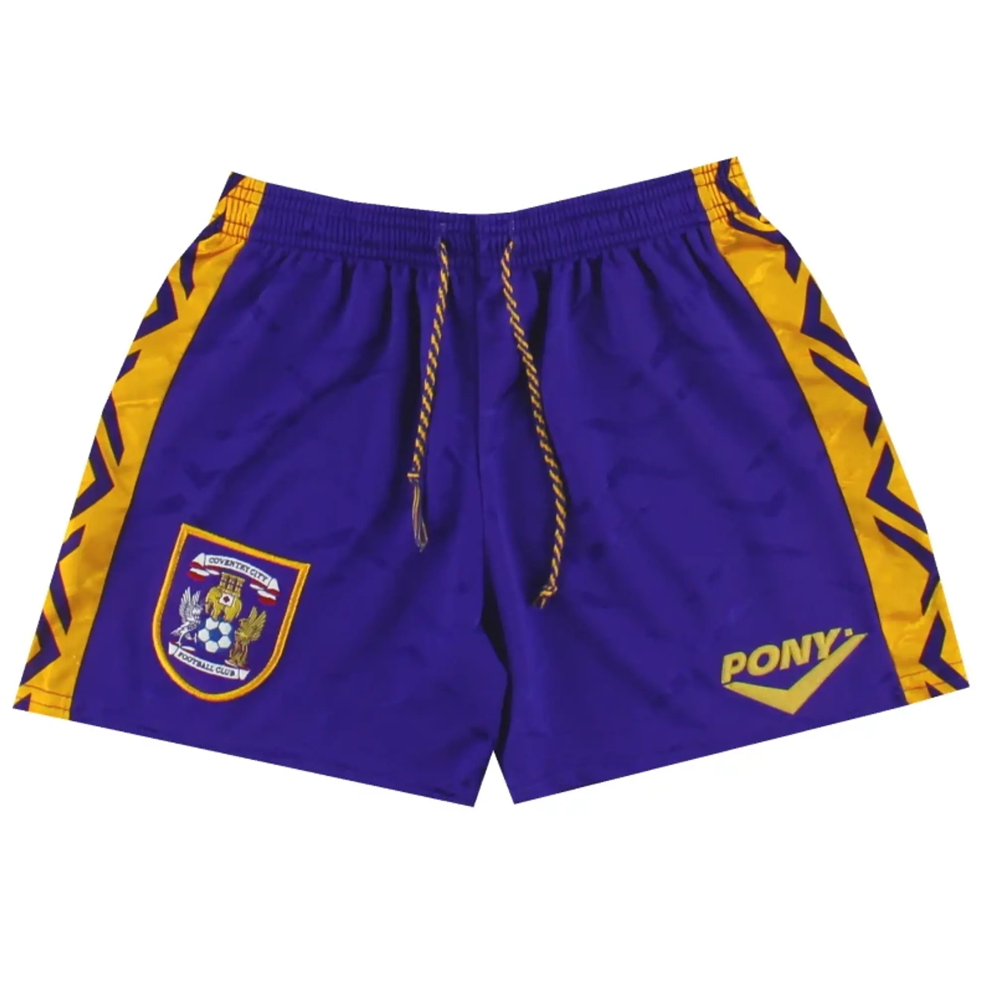 1995-96 Coventry City Pony Away Shorts S.Boys - Coventry City / Excellent / Youth