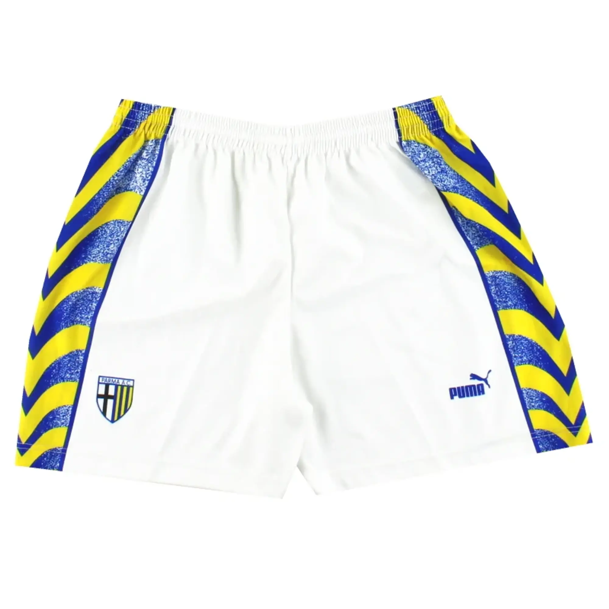 1995-97 Parma Puma Home Shorts *Mint* M - Parma / Mint / Medium
