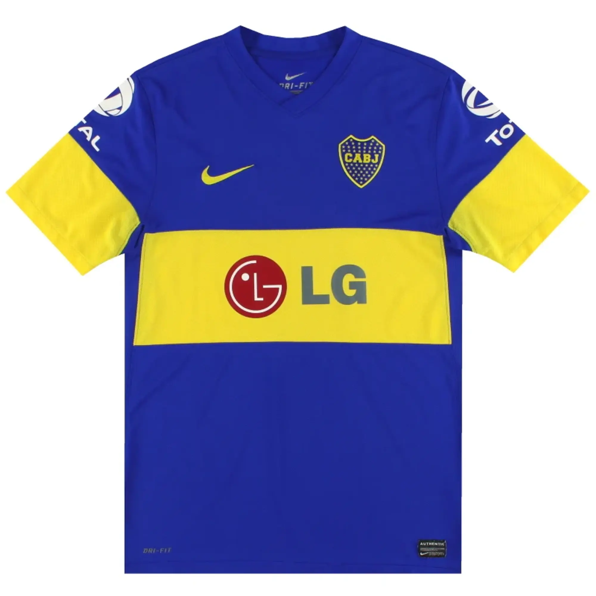 2011-12 Boca Juniors Nike Home Shirt L - Central and South American Clubs / Excellent / Large