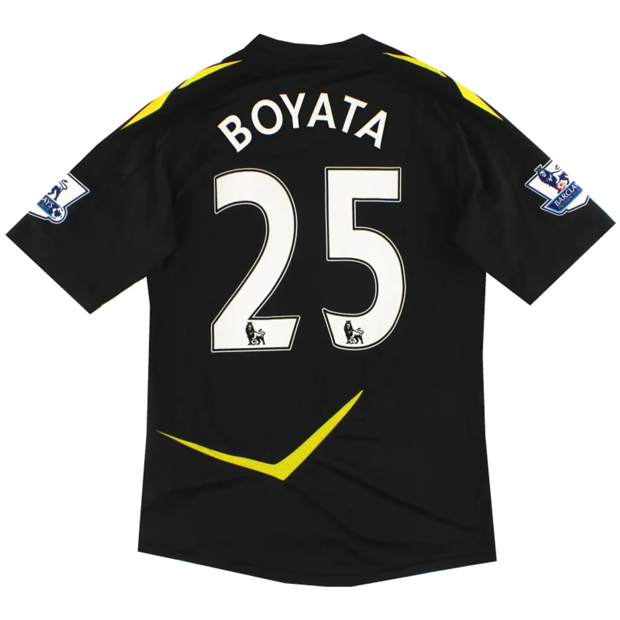 2011-12 Bolton Reebok Player Issue Away Shirt Boyata #25 *As New* M - Bolton Wanderers / As New / Medium