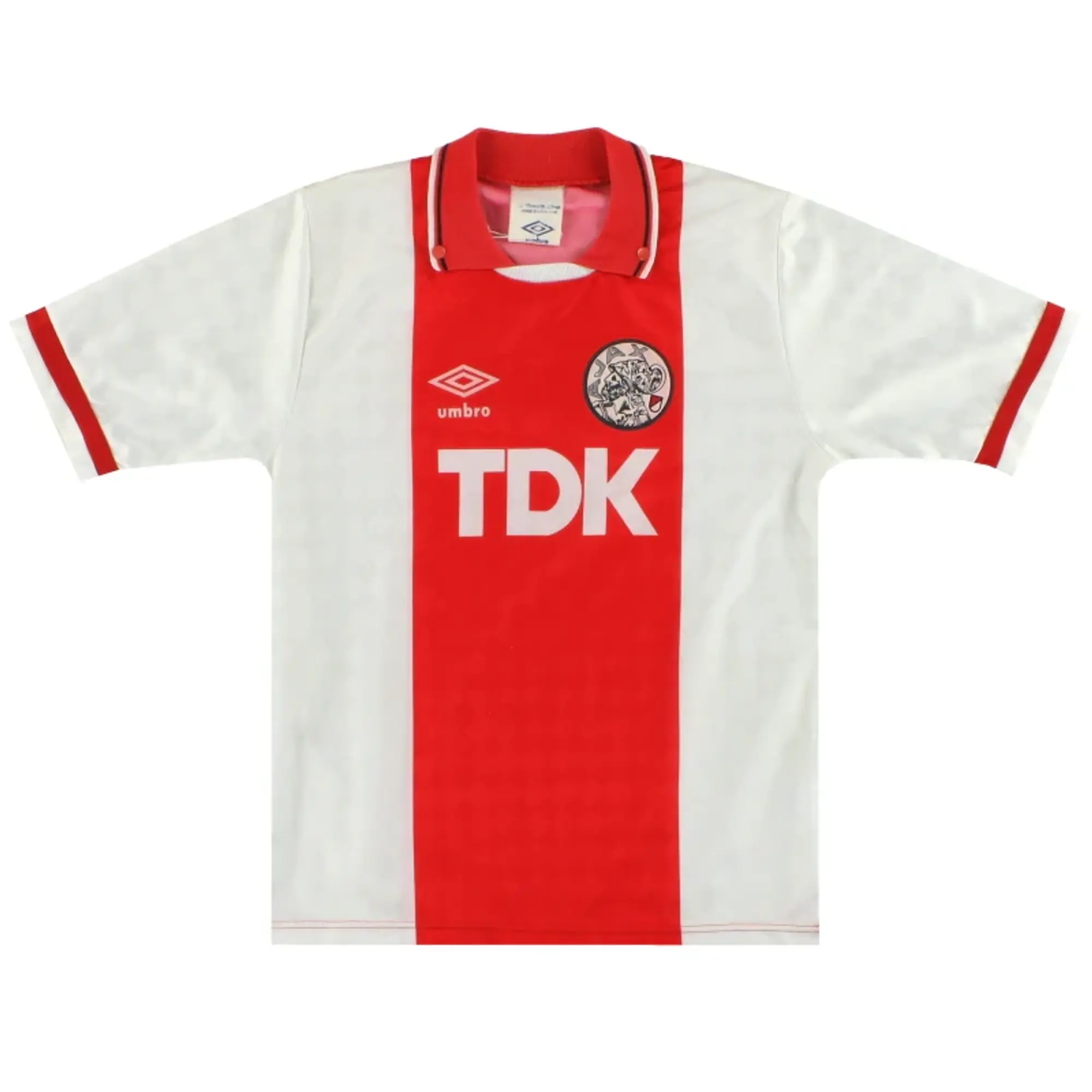 1989-91 Ajax Umbro Home Shirt  Y - Ajax / Excellent / Youth