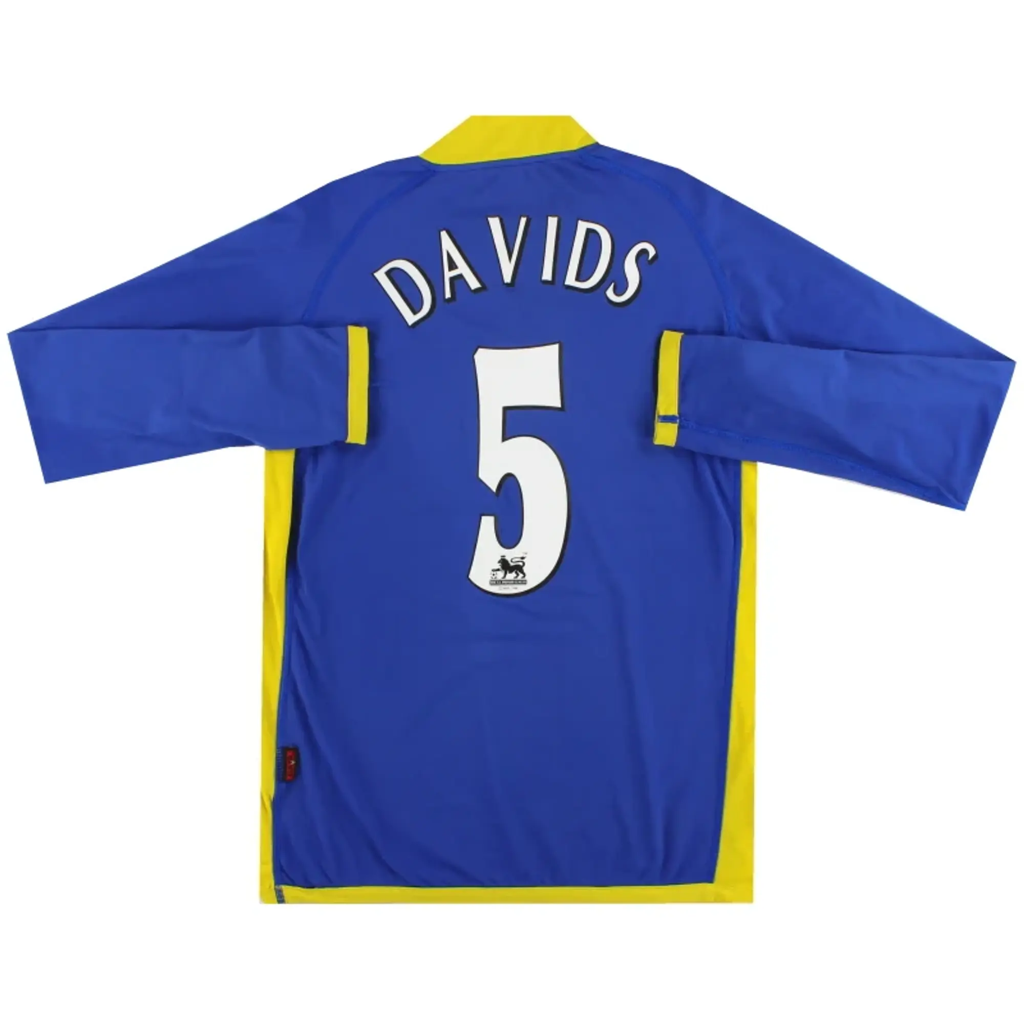 2005-06 Tottenham Kappa Away Shirt Davids #5 L/S M - Tottenham Hotspur / Excellent / Medium