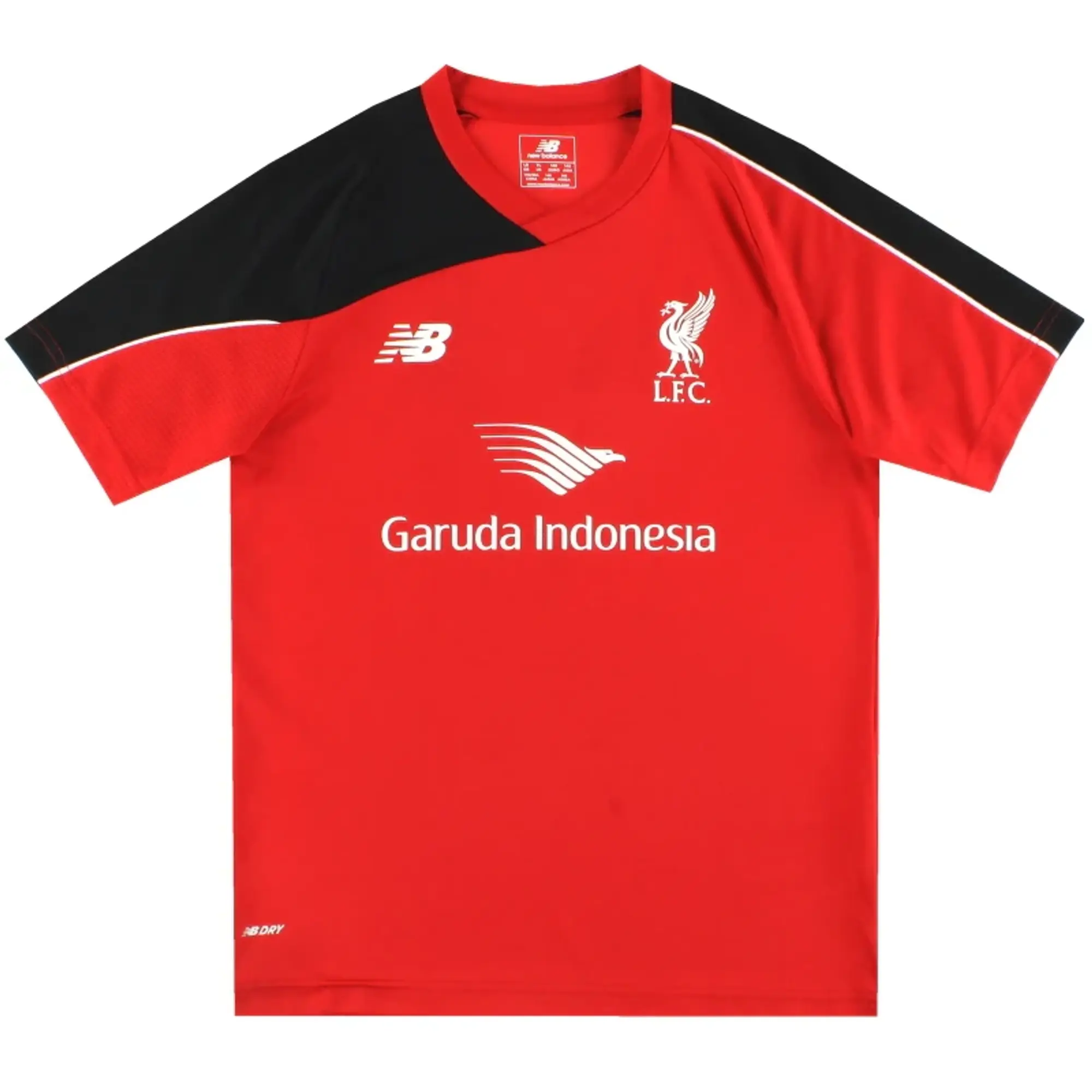 2015-16 Liverpool New Balance Training Shirt L.Boys - Liverpool / Excellent / Youth