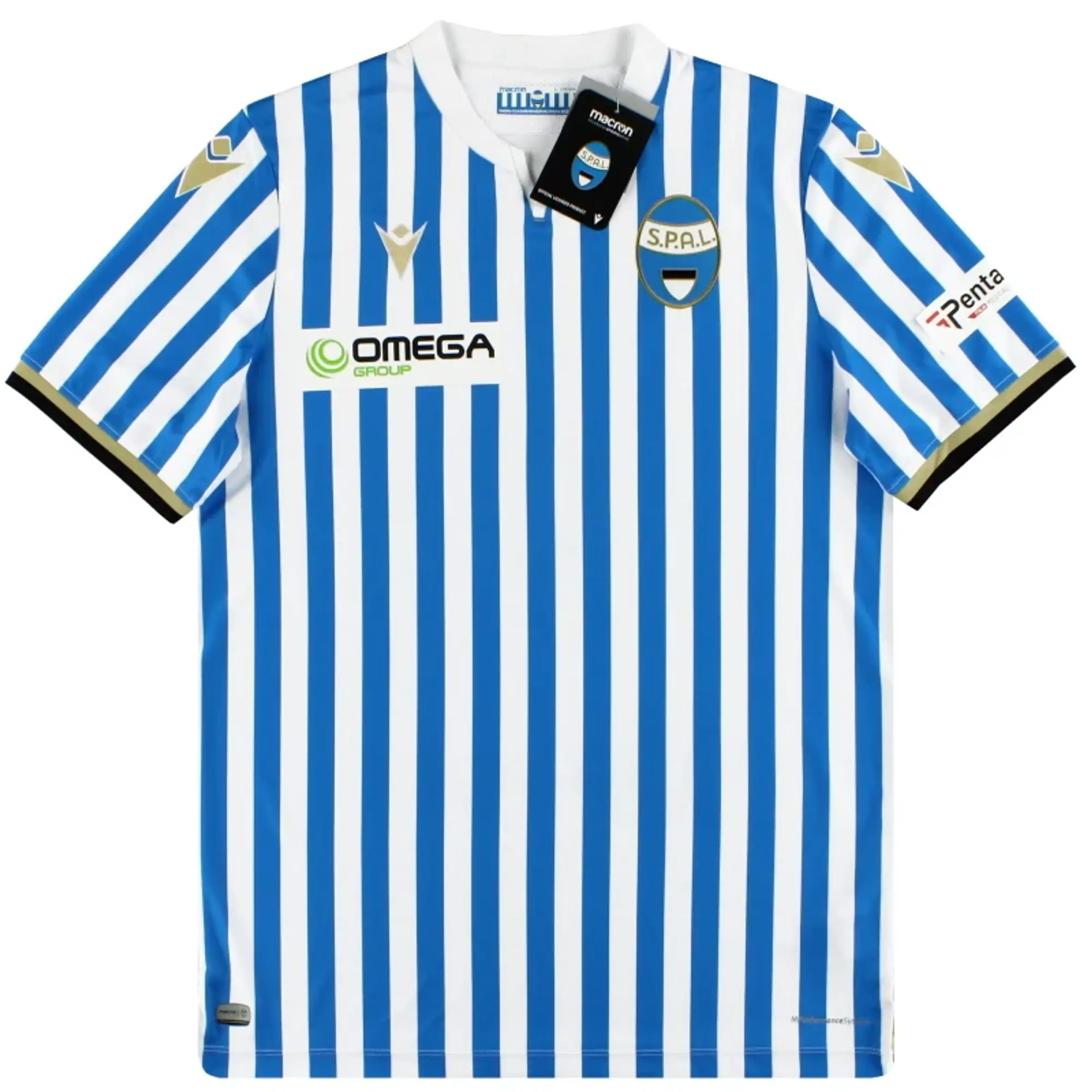 2019-20 SPAL Macron Home Shirt *w/tags* - Other Italian Clubs / w/tags / XXL