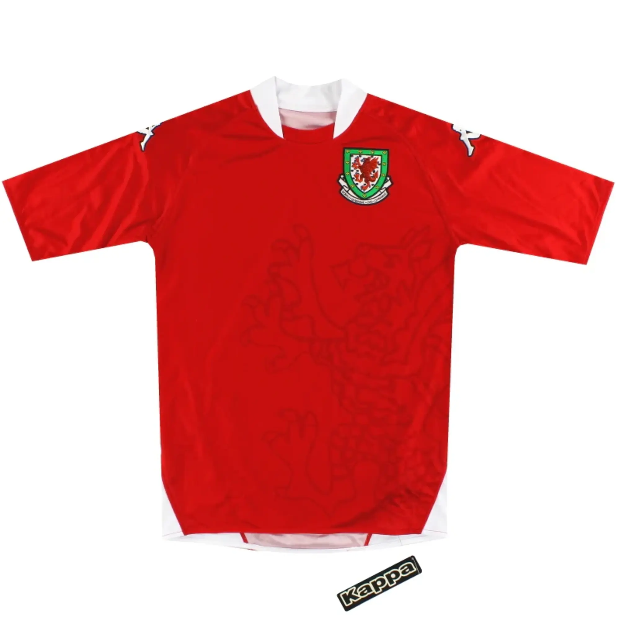 2007-08 Wales Kappa Home Shirt *w/tags* M - Wales / w/tags / Medium