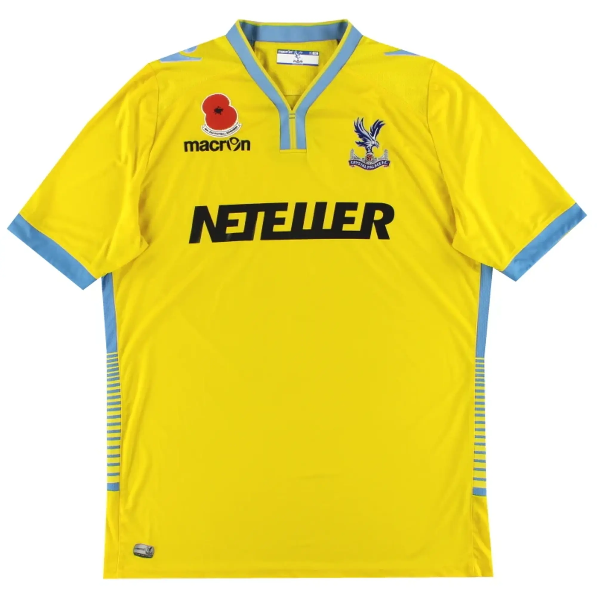 2014-15 Crystal Palace Macron Away Shirt XXL - Crystal Palace / Excellent / XXL