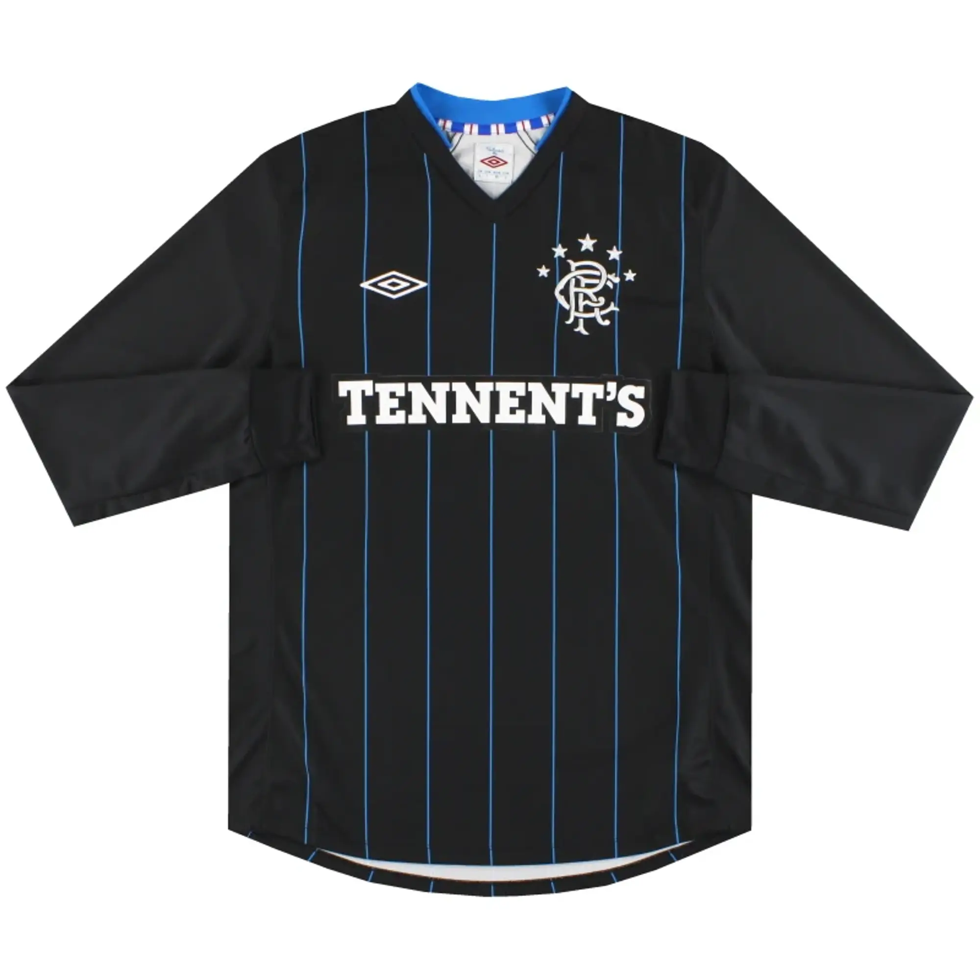 2012-13 Rangers Umbro Third Shirt *Mint* L/S L - Rangers / Mint / Large