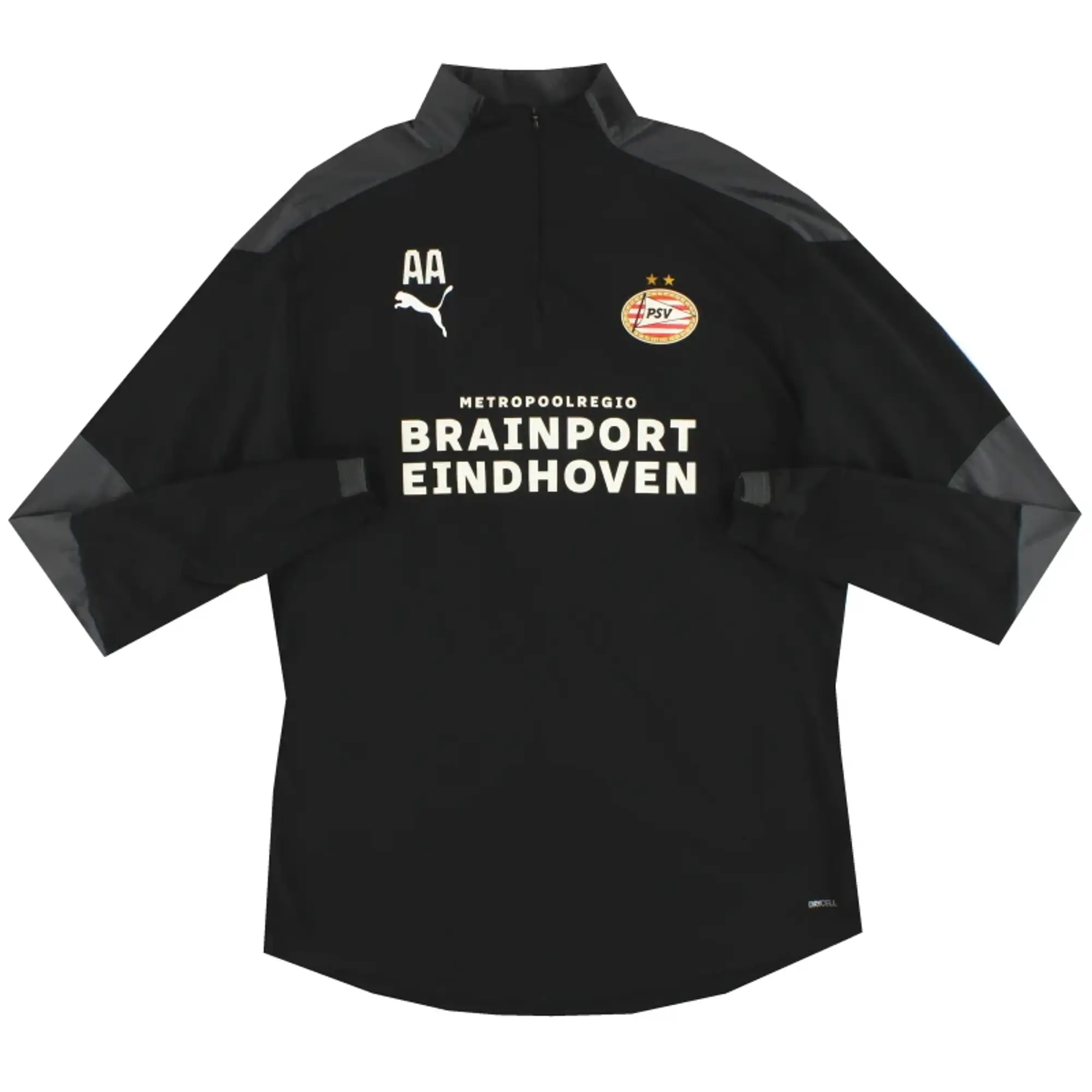 2020-21 PSV Eindhoven Puma 1/4 Zip Player Issue Training Top 'AA' XL - PSV / Excellent / XL