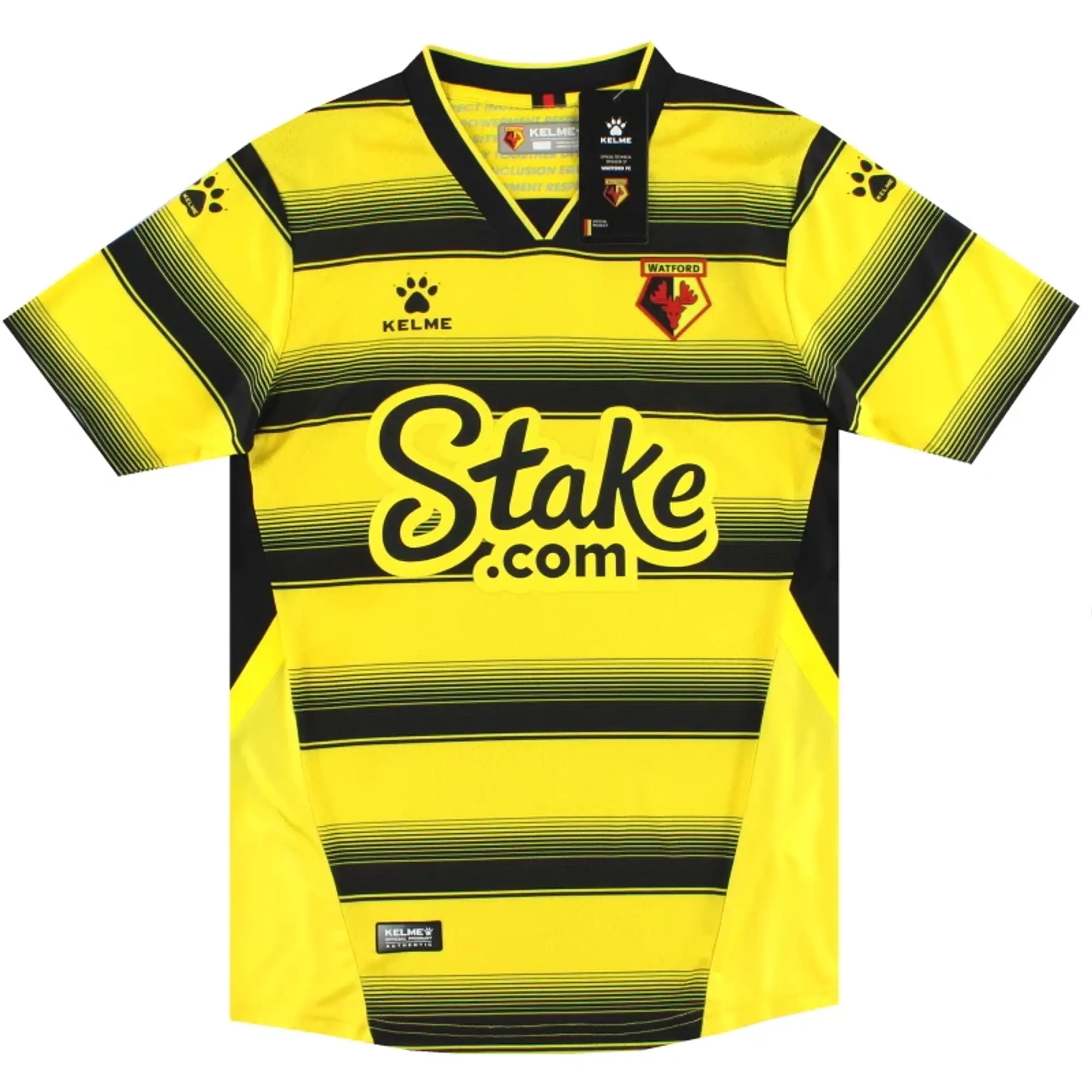 2021-22 Watford Kelme Home Shirt *BNIB* - Watford / BNIB / Small