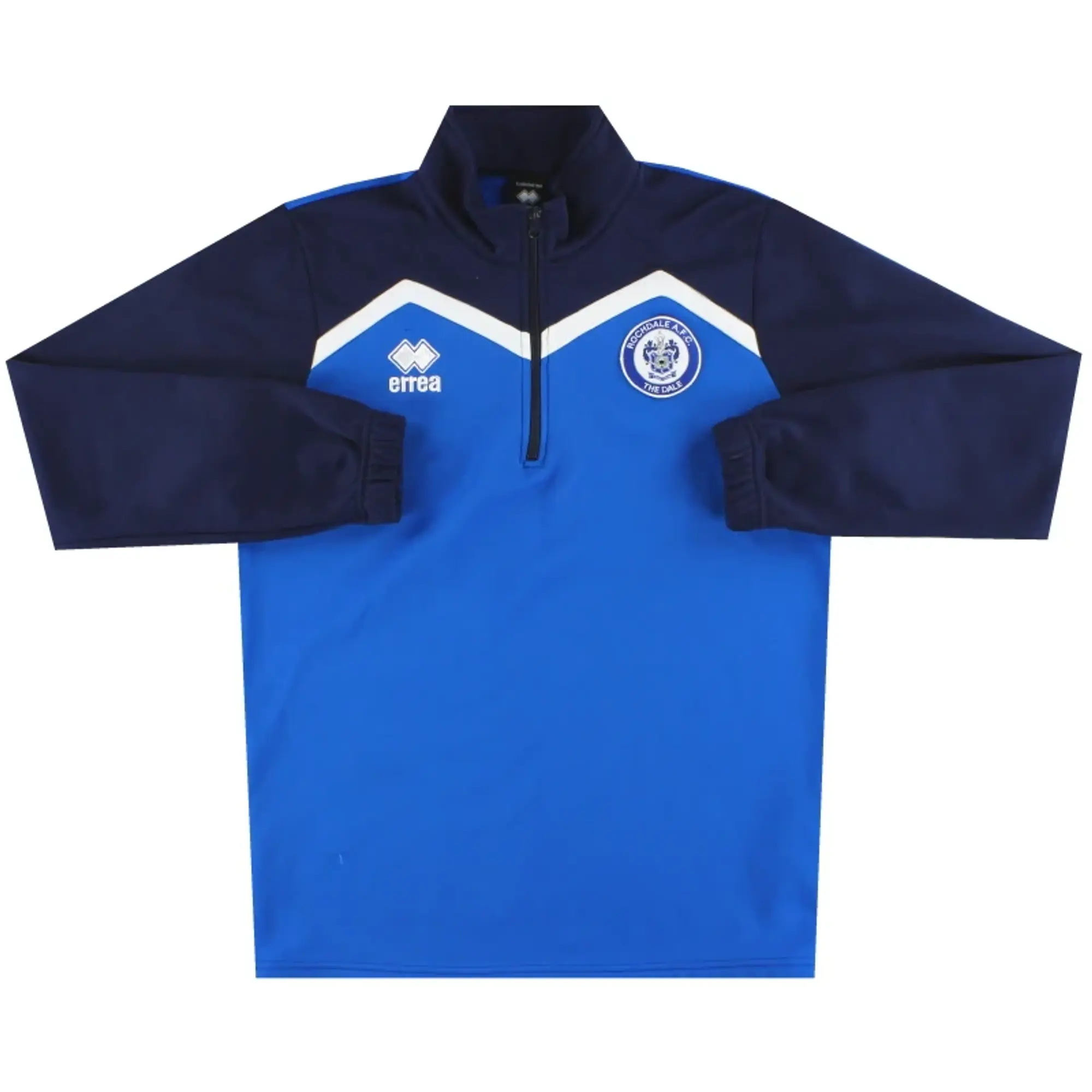 2015-16 Rochdale Errea 1/4 Zip Training Top M - Rochdale / Excellent / Medium