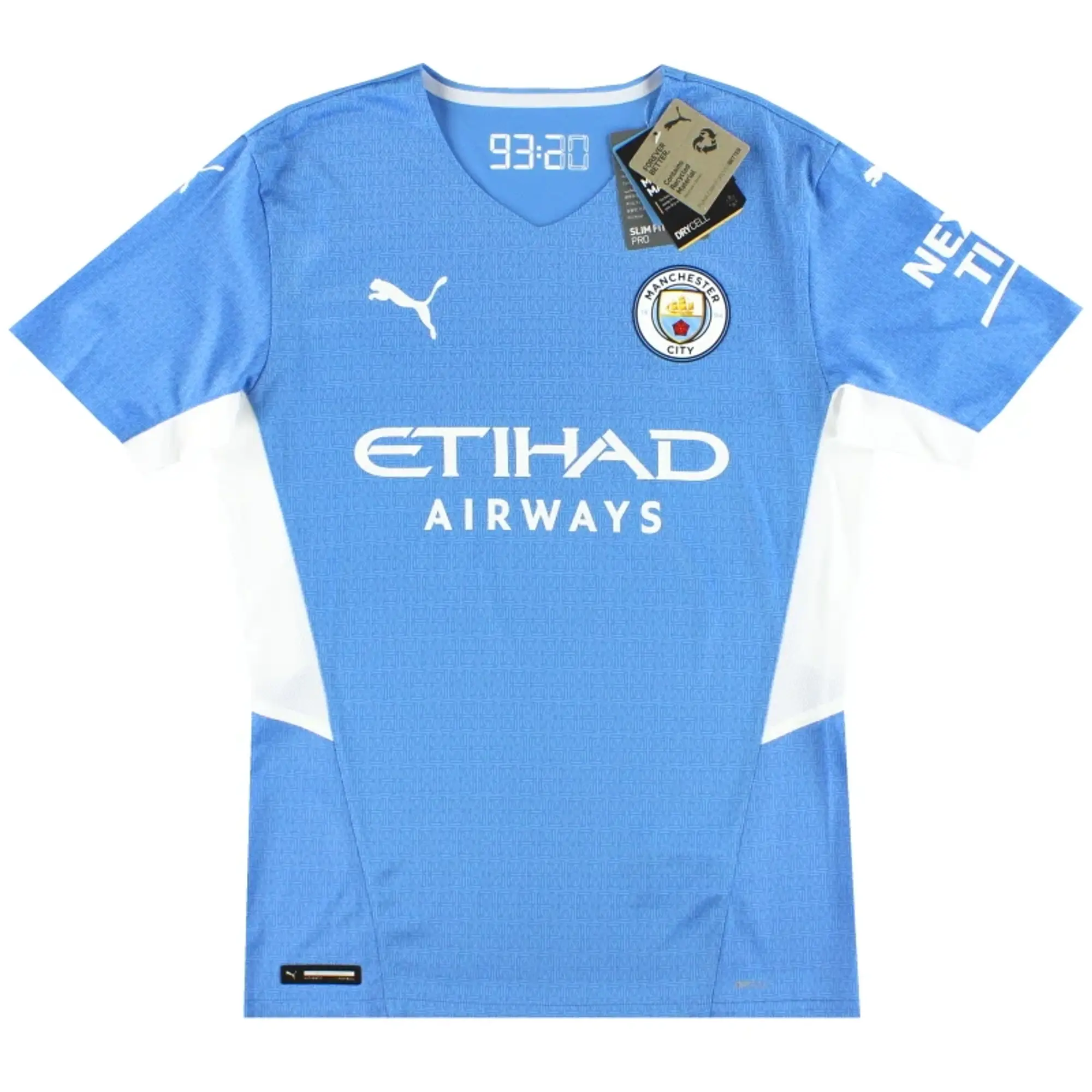 2021-22 Manchester City Puma Home Shirt L/S *w/tags* - Manchester City / w/tags / Small