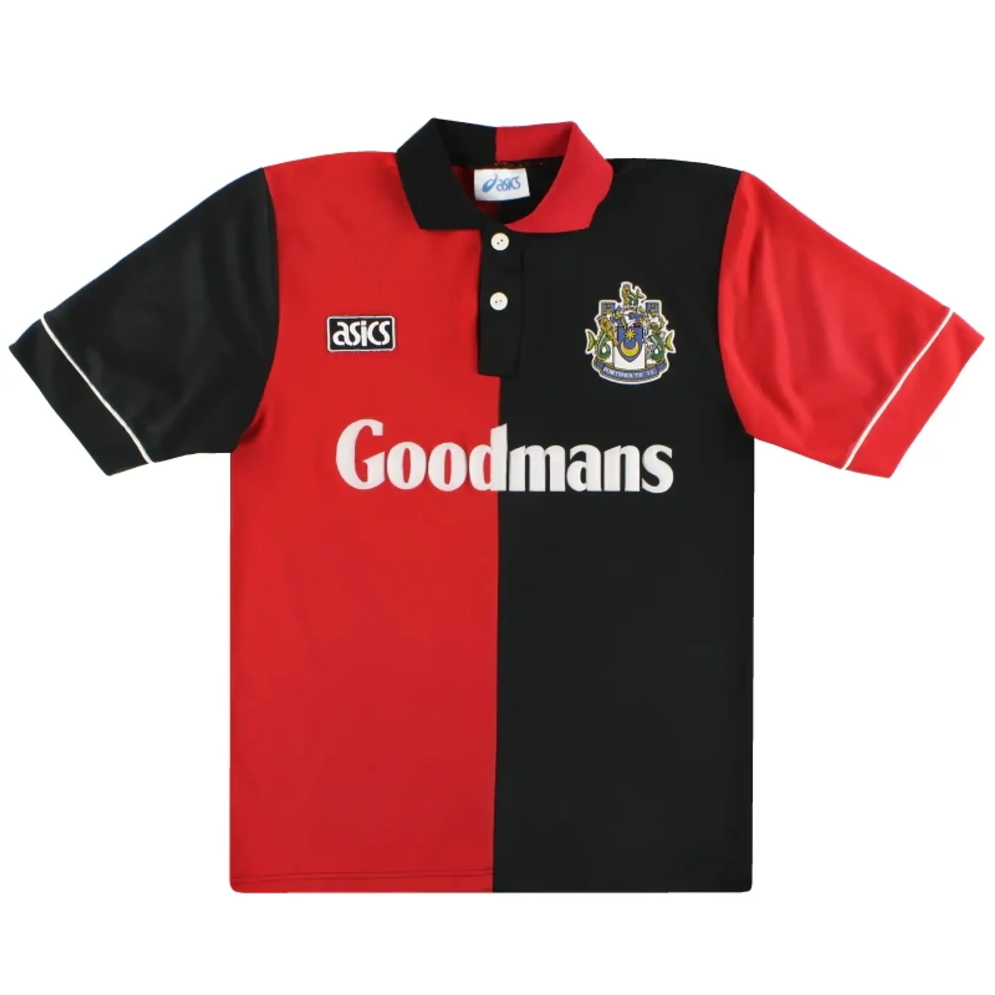 1993-95 Portsmouth Asics Away Shirt S - Portsmouth / Excellent / Small