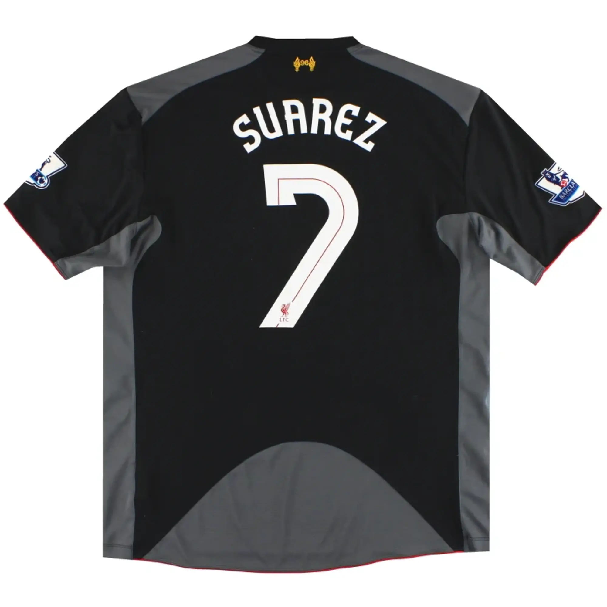 2012-13 Liverpool Warrior Away Shirt Suarez #7 XXL - Liverpool / Excellent / XXL