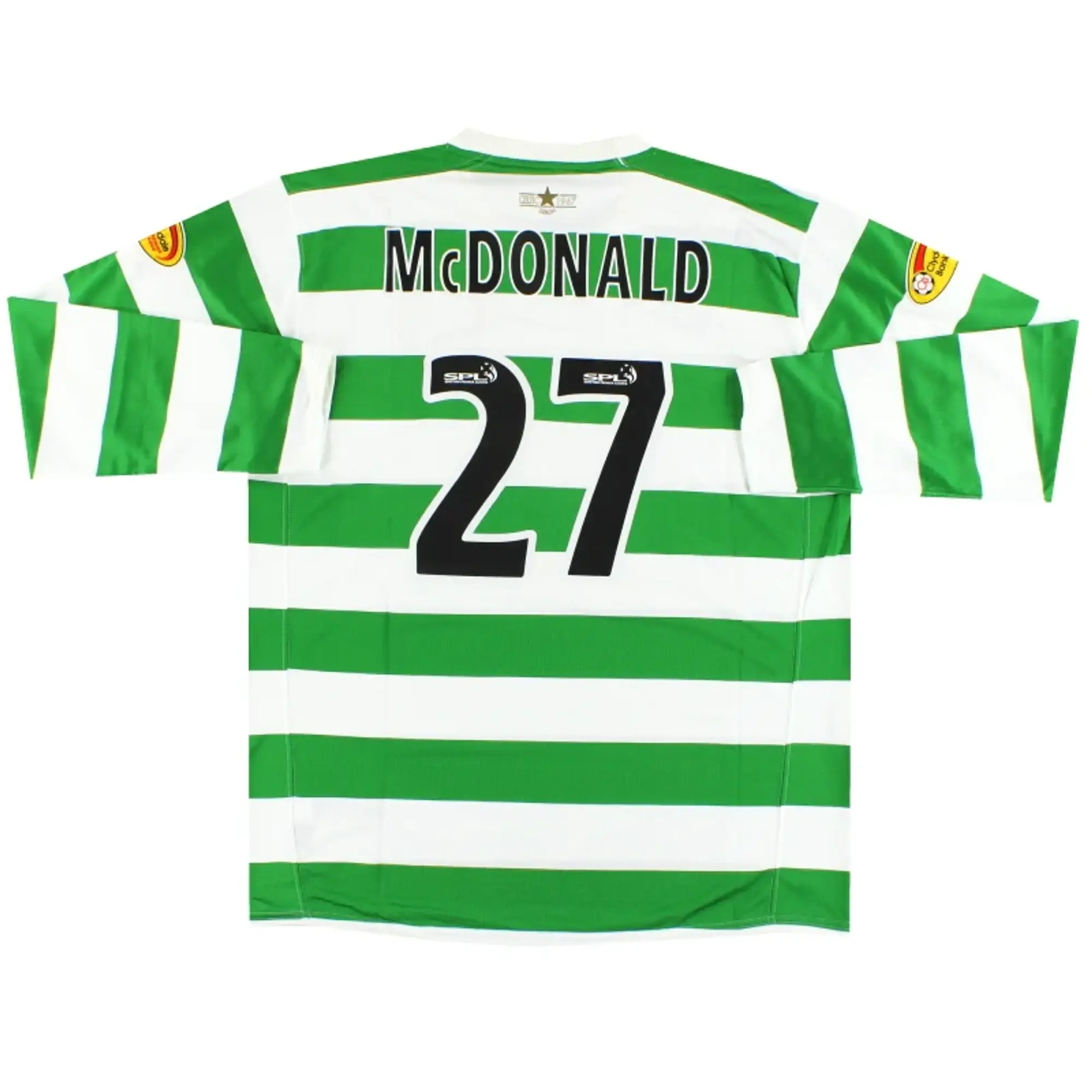 2007-08 Celtic Nike Home Shirt McDonald #27 L/S *w/tags* XL - Celtic / w/tags / XL