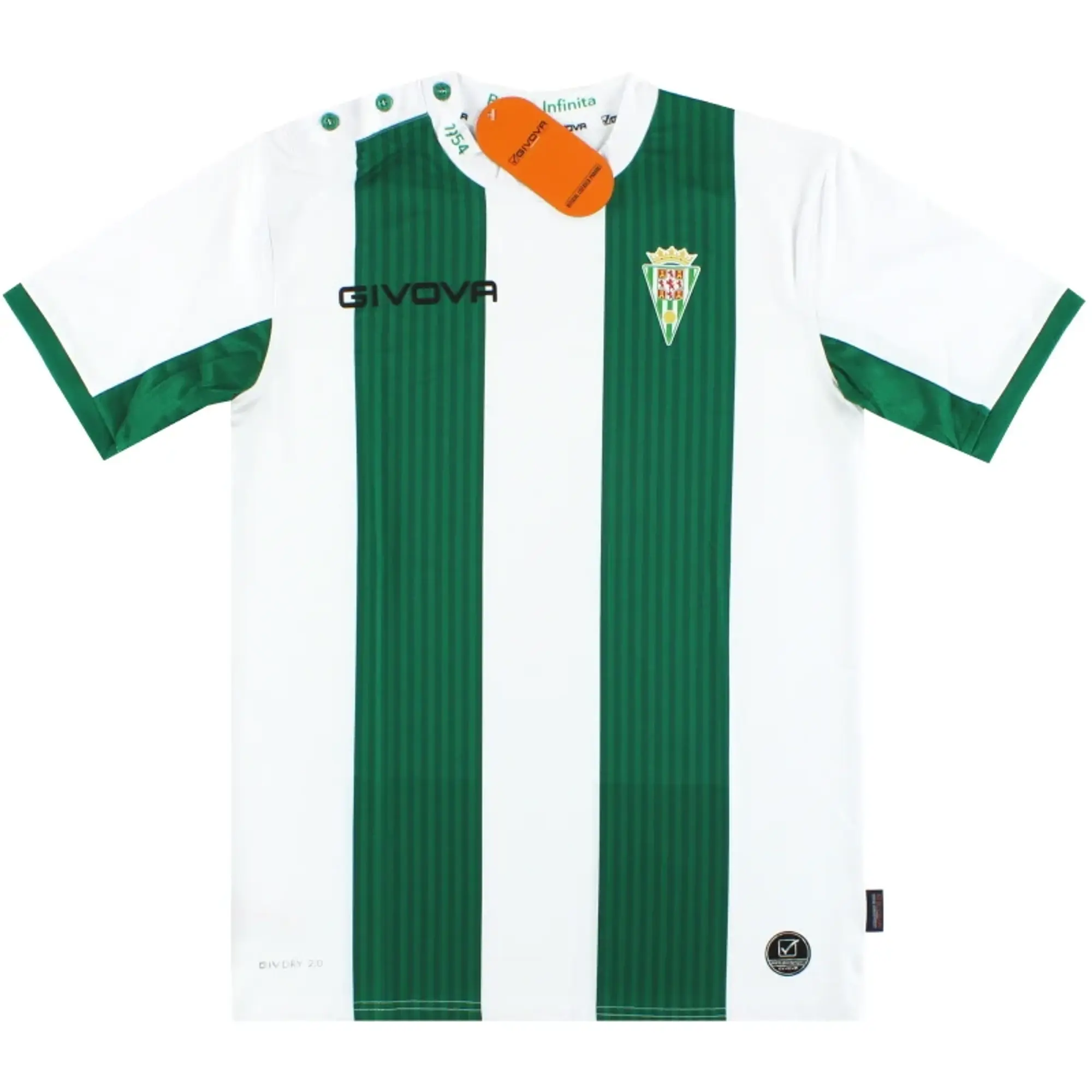 2020-21 Cordoba Givova Home Shirt *BNIB* M - Other Spanish Clubs / BNIB / Medium