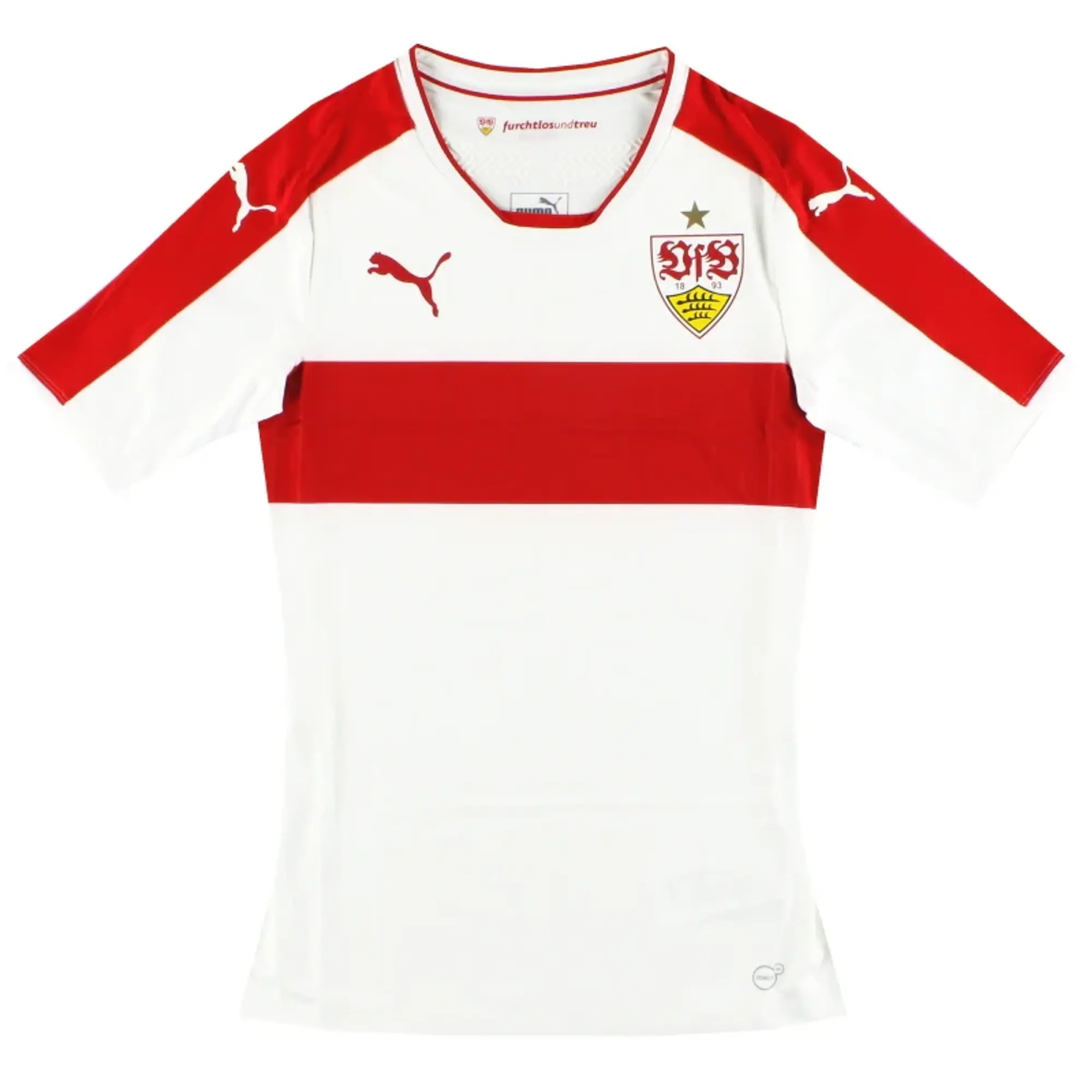 2016-17 Stuttgart Puma Authentic Home Shirt *As New* S - Other German Clubs / As New / Small