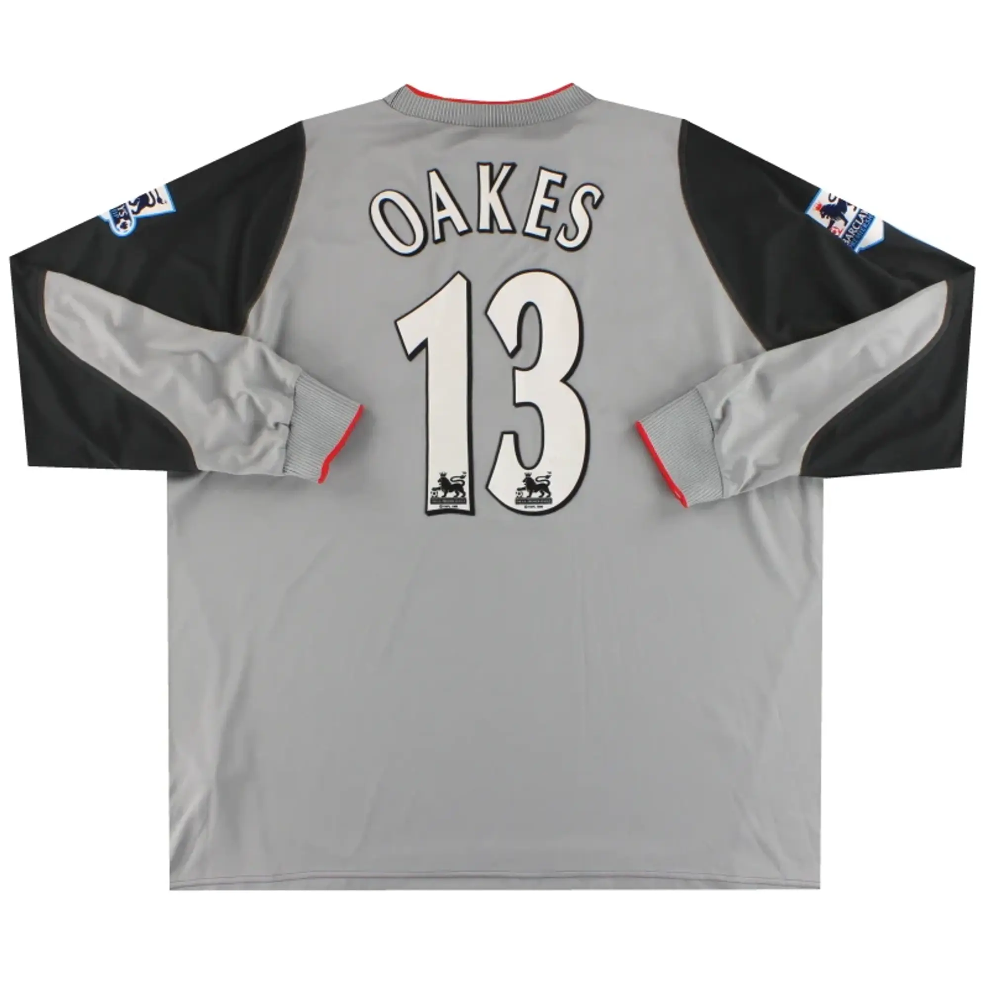 2004-05 Bolton Reebok Match Issue Goalkeeper Shirt Oakes #13 XXL - Bolton Wanderers / Excellent / XXL