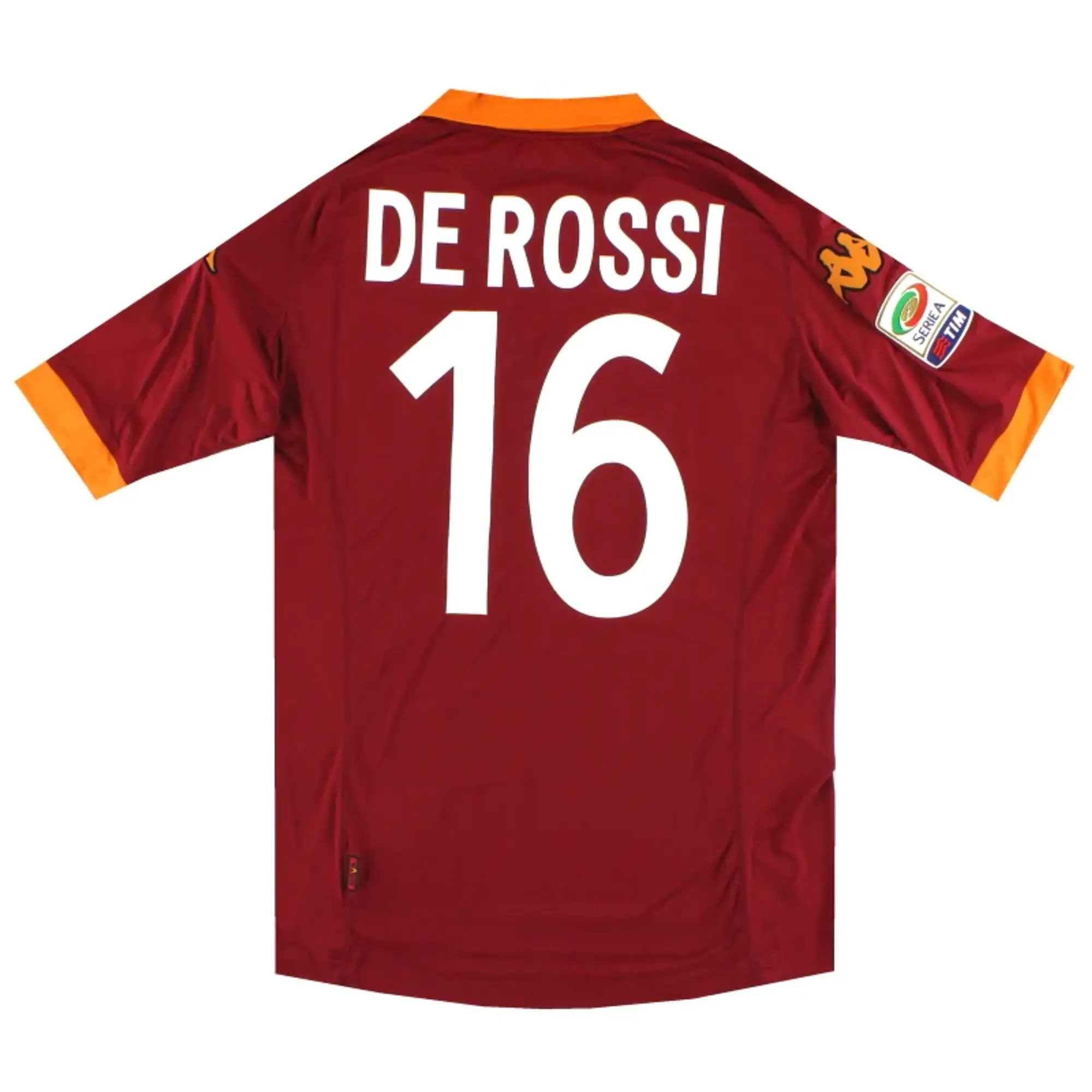 2012-13 Roma Home Shirt De Rossi #16 *w/tags* XL - Roma / w/tags / XL