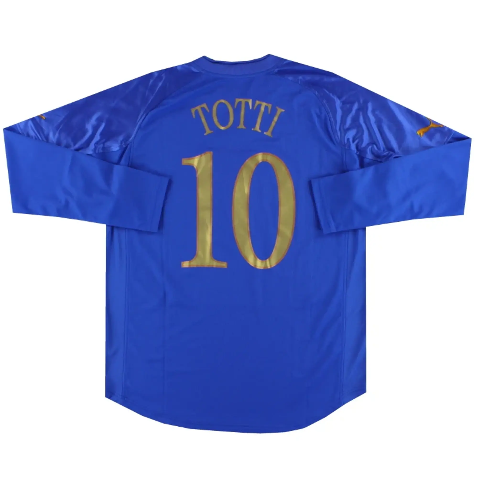 2004-06 Italy Puma Home Shirt Totti #10 L/S XXL - Italy / As New / XXL