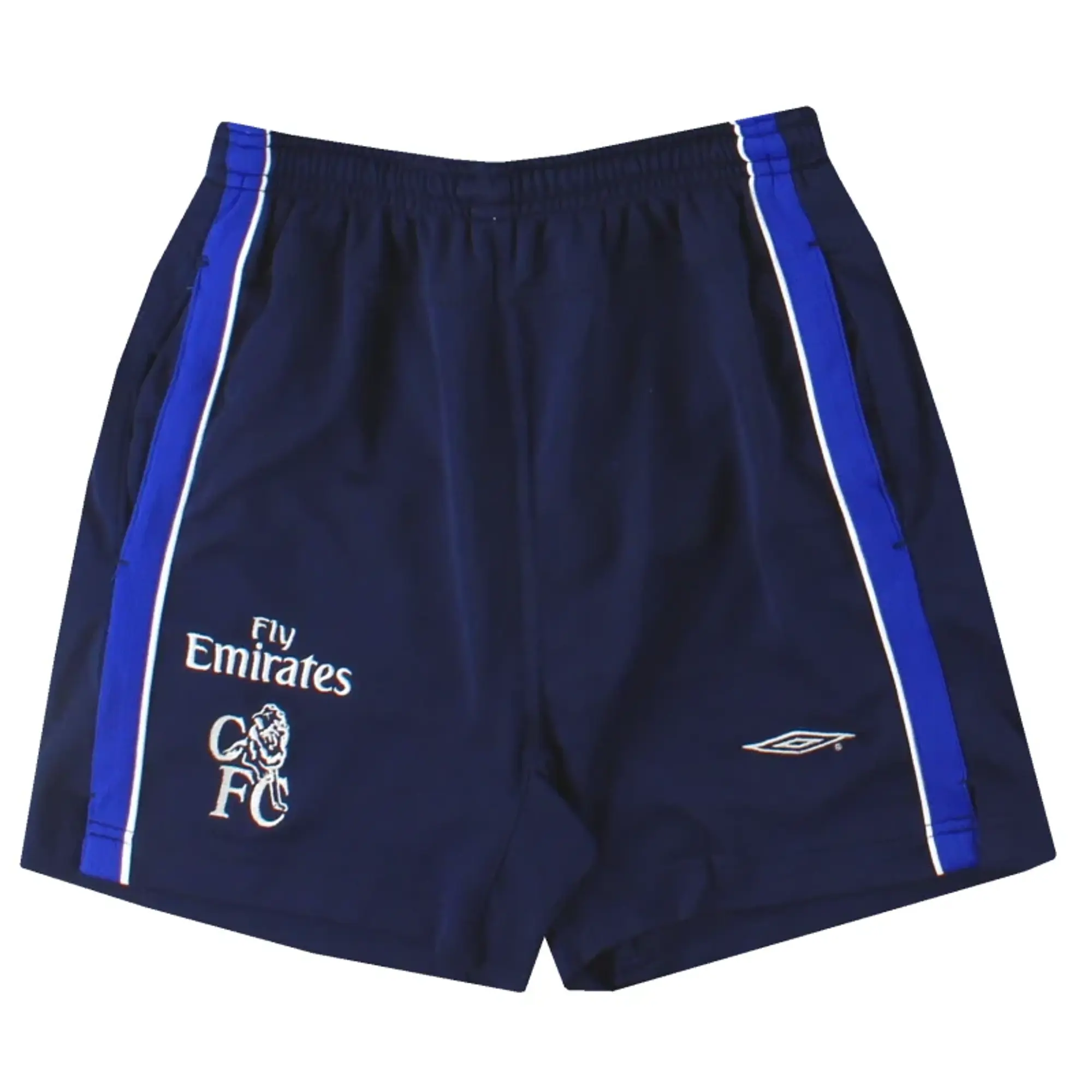 2002-04 Chelsea Umbro Training Shorts L.Boys - Chelsea / Excellent / Youth