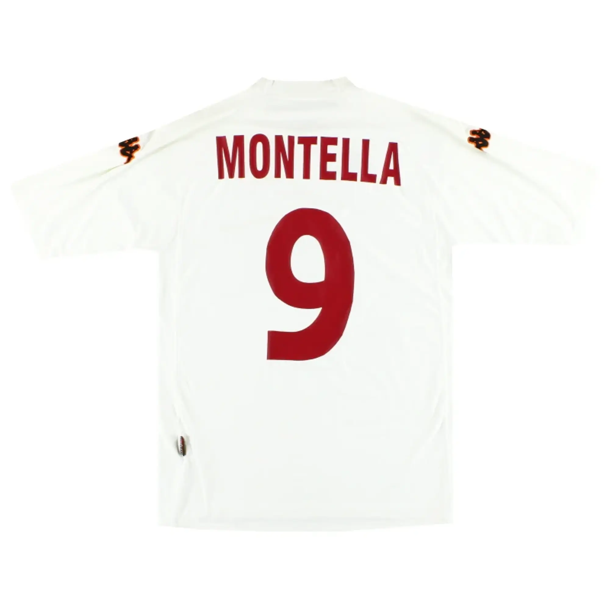 2000-01 Roma Kappa Away Shirt Montella #9 *As New* XXL - Roma / As New / XXL