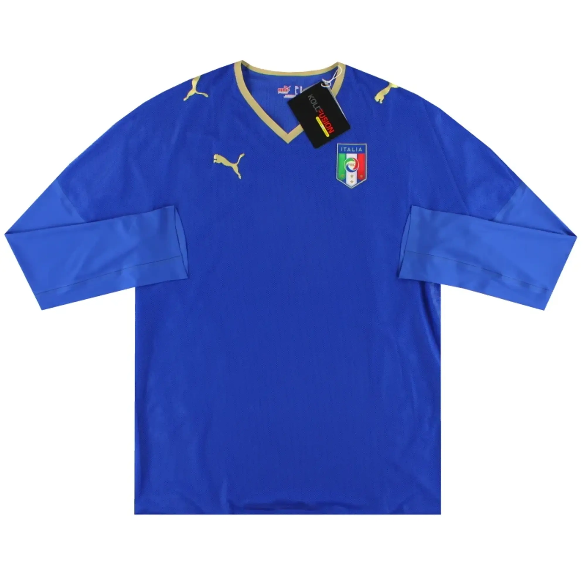2007-08 Italy Puma Player Issue Home Shirt L/S *w/tags* XL - Italy / w/tags / XL