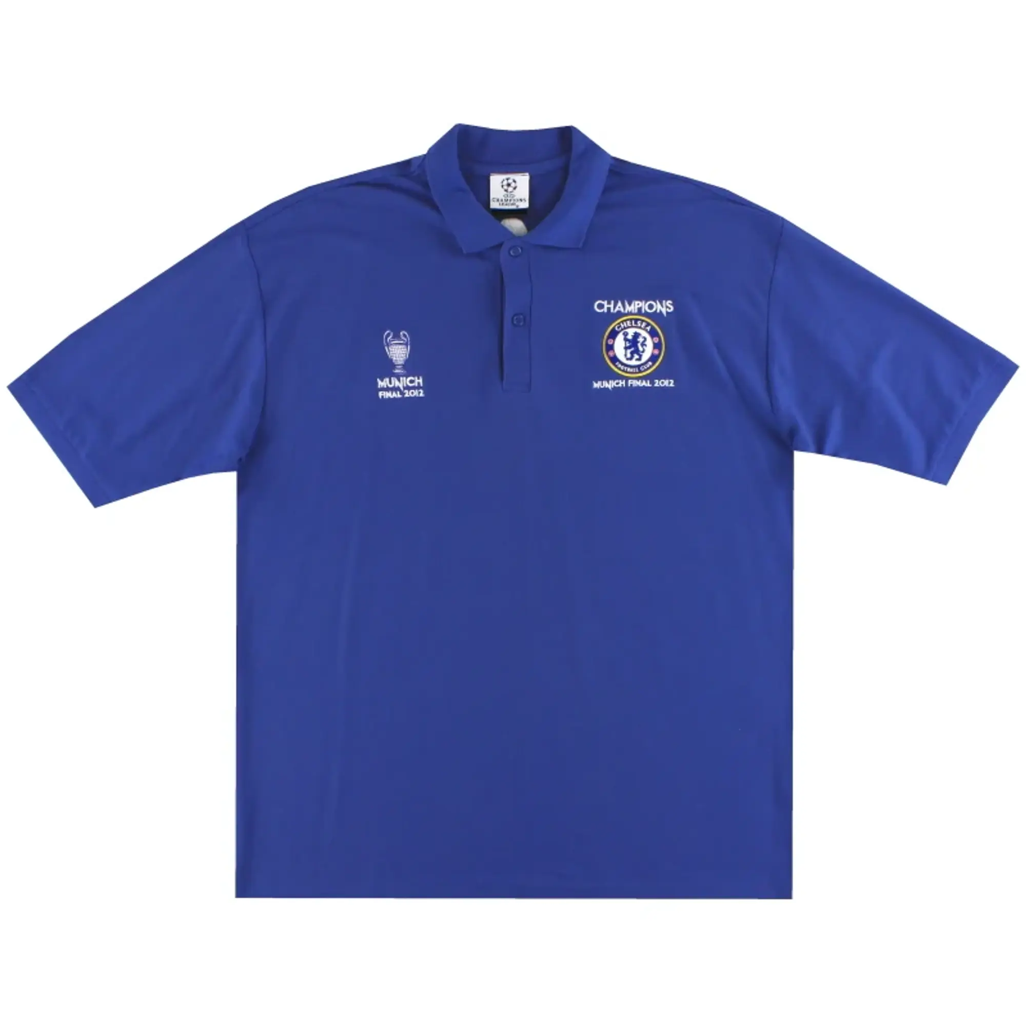 2012 Chelsea Champions League Polo Shirt XL - Chelsea / Excellent / XL