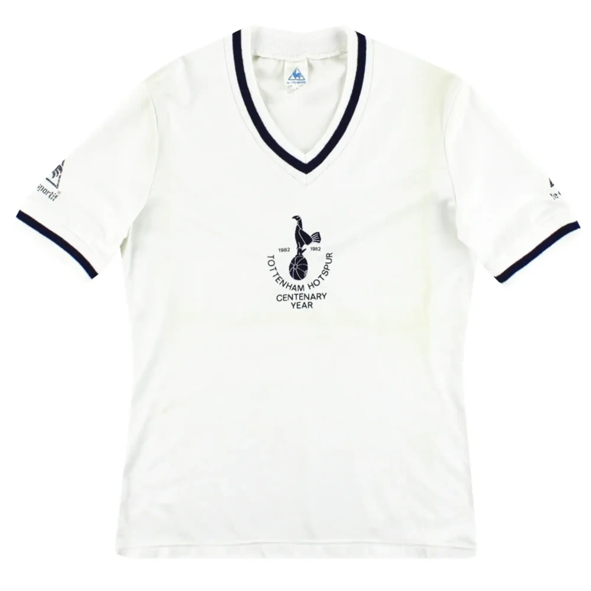 1981-82 Tottenham Le Coq Sportif 'Centenary' Home Shirt L.Boys - Tottenham Hotspur / Good / Youth