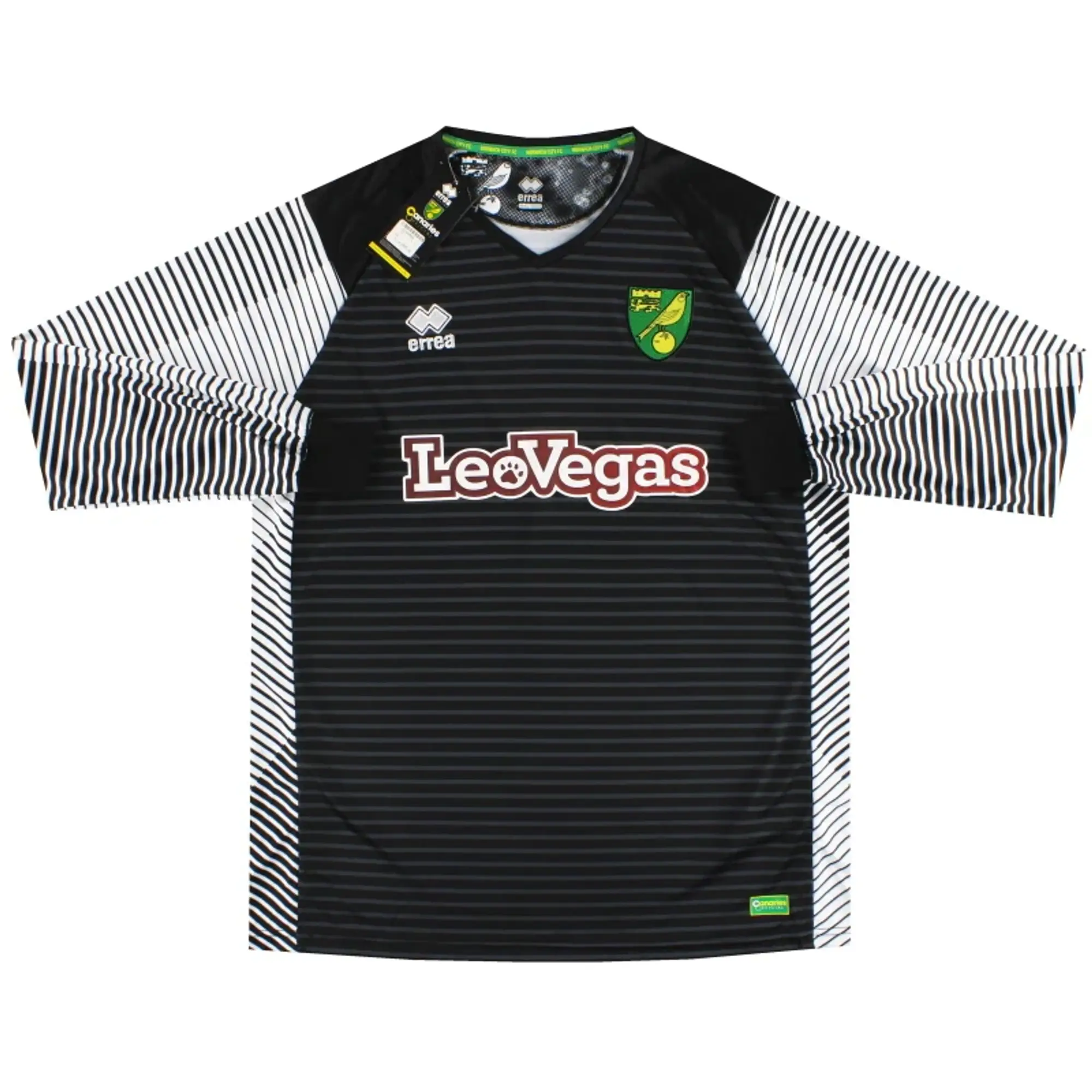 2017-18 Norwich City Errea Away Shirt *w/tags* L/S 4XL - Norwich City / w/tags / 4XL