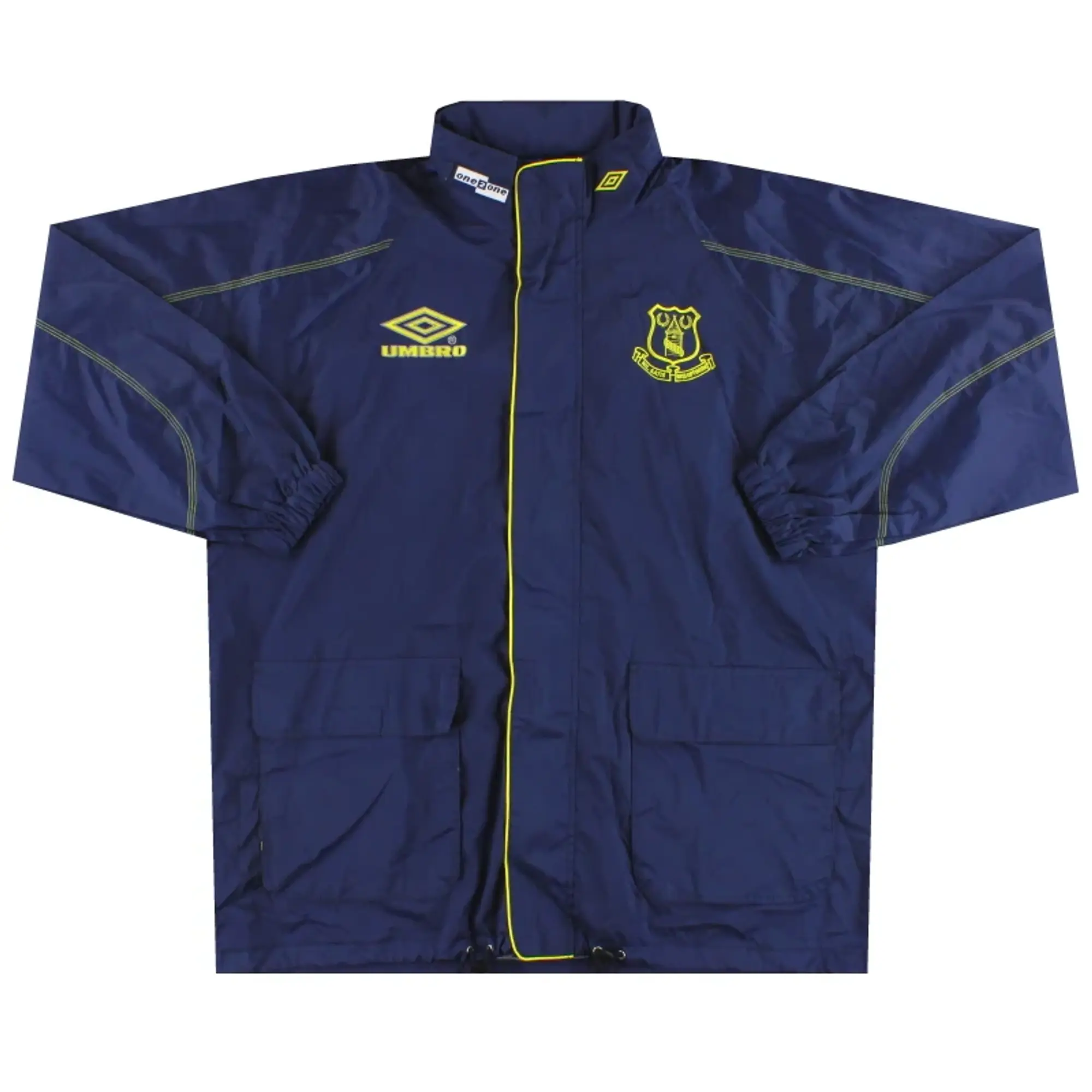 1998-99 Everton Umbro Lightweight Hooded Jacket *As New* L - Everton / As New / Large