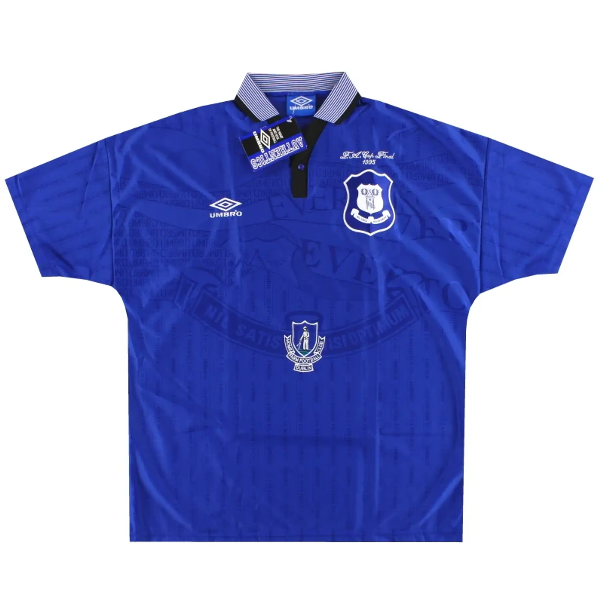 1995-97 Home Farm Everton Home Shirt 'FA Cup Final' *w/tags* XL - Ireland / w/tags / XL