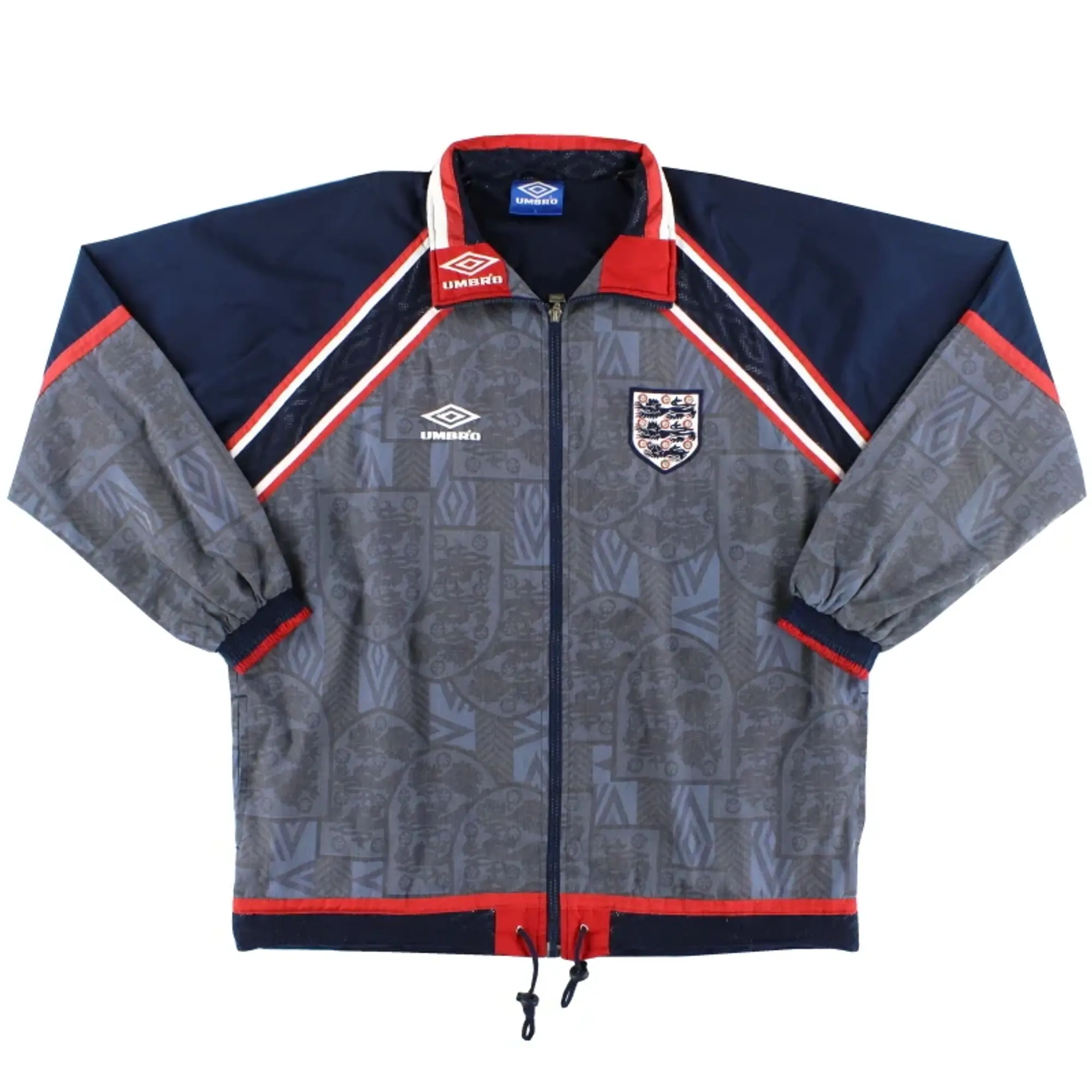 1993-95 England Umbro Track Jacket XL - England / Excellent / XL