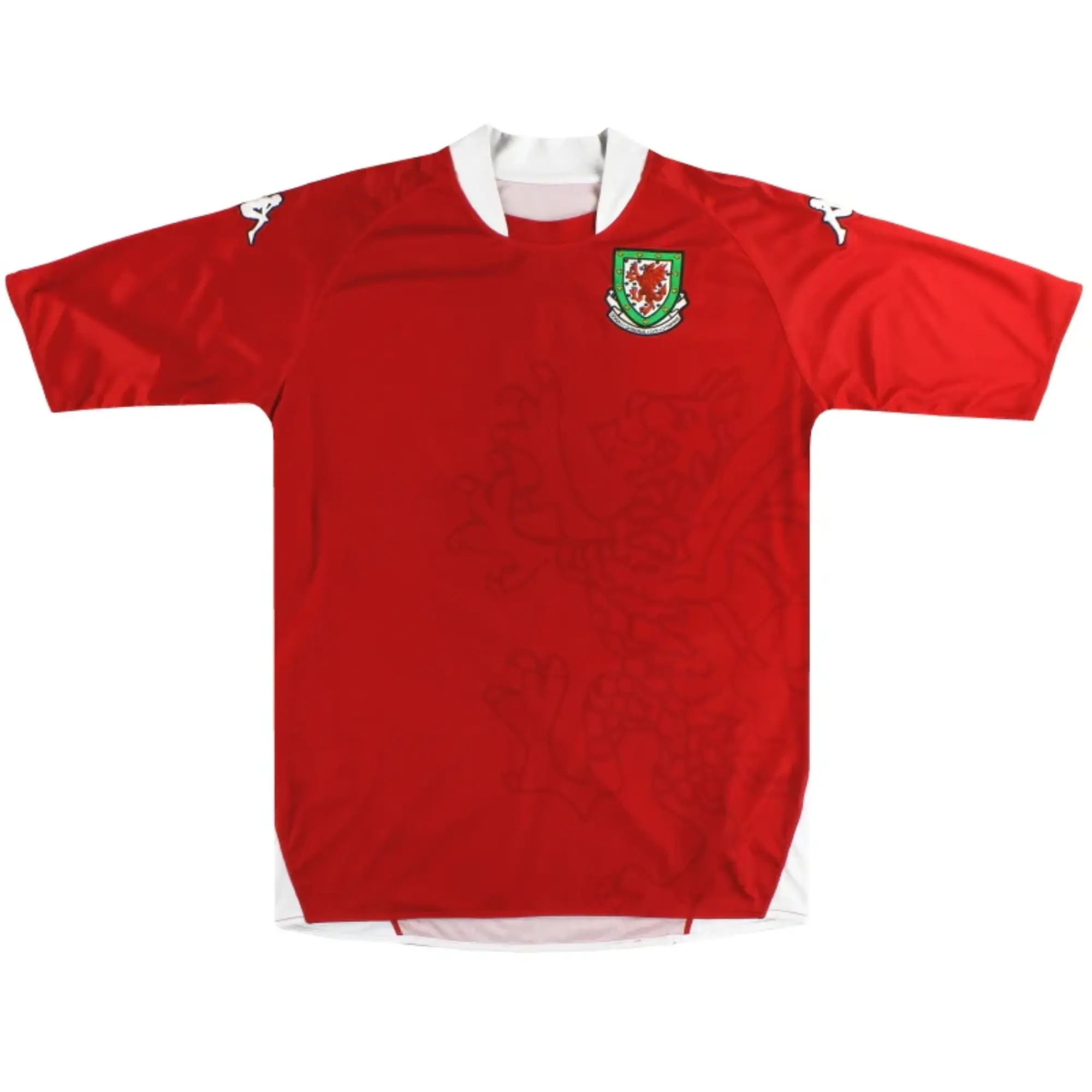 2007-08 Wales Kappa Home Shirt S - Wales / Excellent / Small