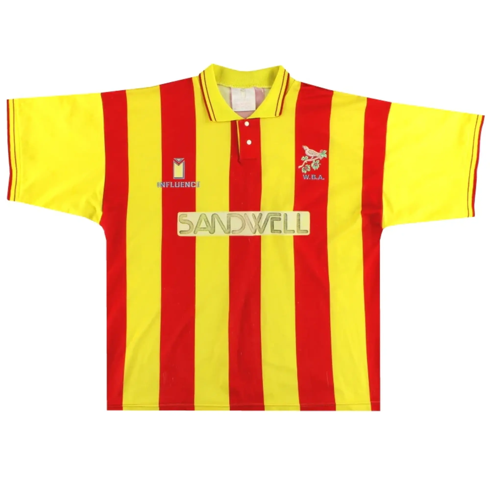 1991-92 West Brom Away Shirt XL - West Brom / Good / XL