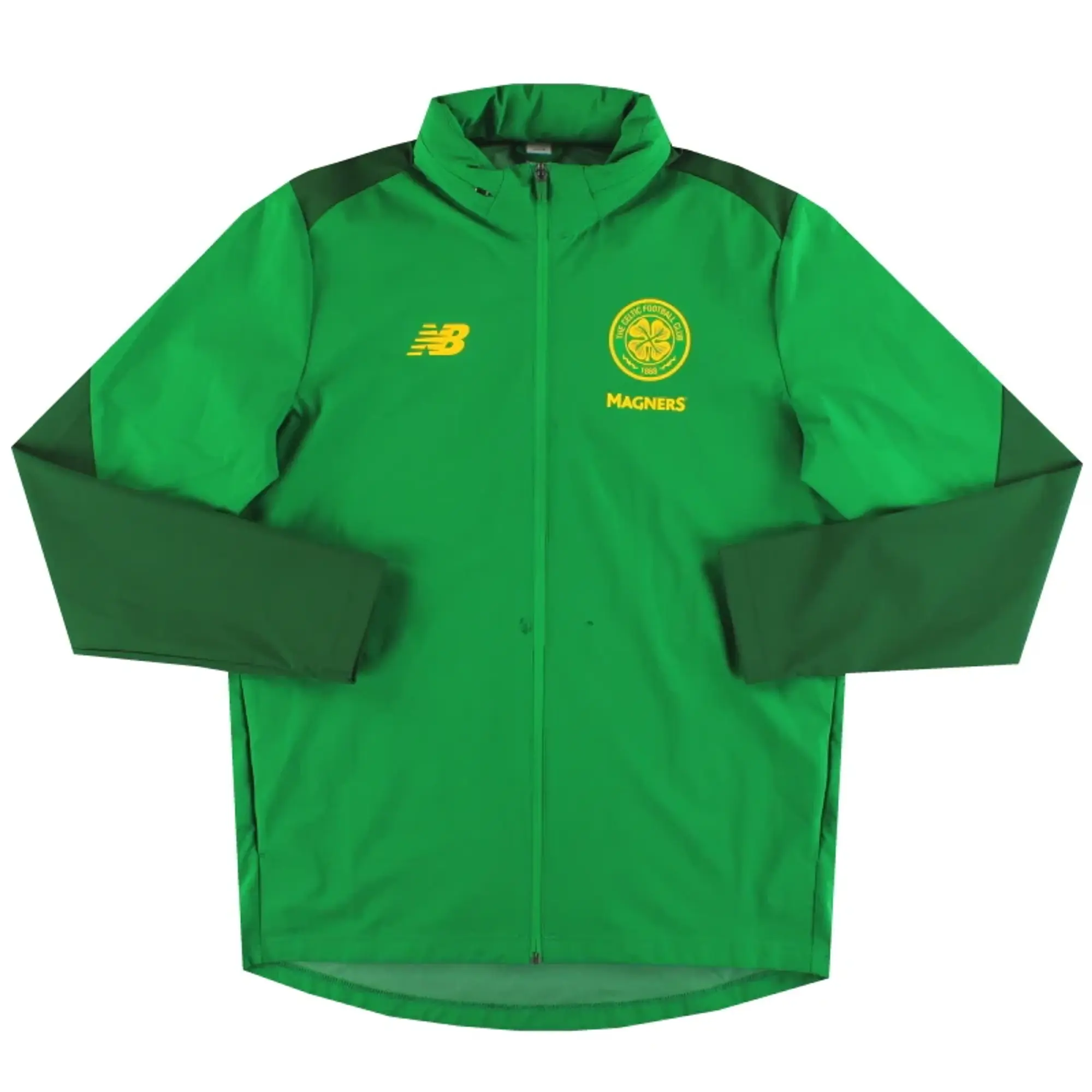 2015-16 Celtic Ned Balance Hooded Rain Jacket L - Celtic / Excellent / Large