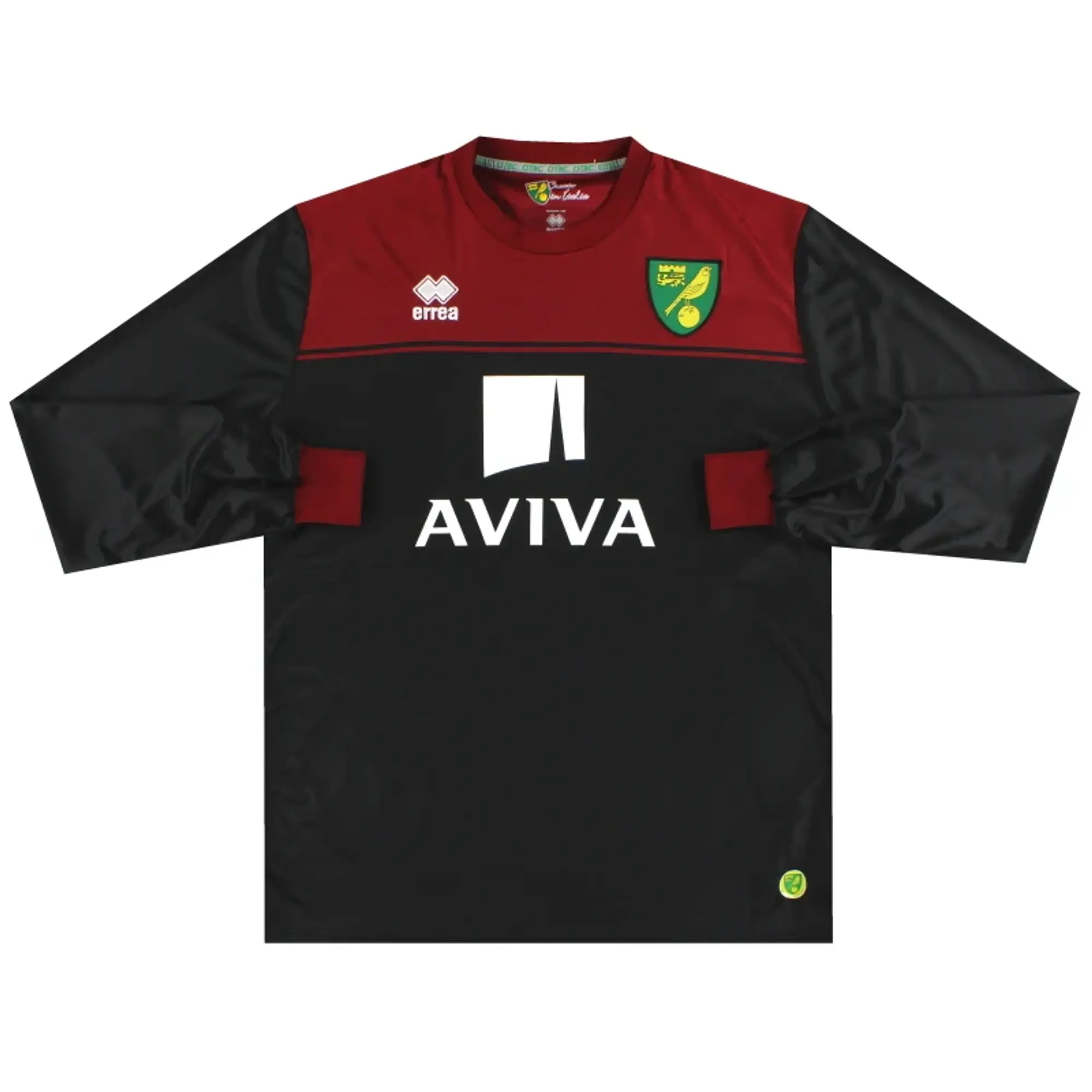 2014-15 Norwich City Errea Away Shirt L/S XXXL - Norwich City / Excellent / XXXL