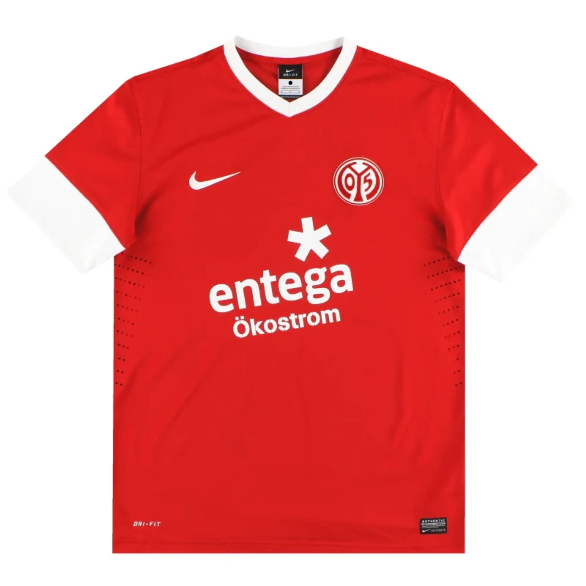 2012-13 FSV Mainz Nike Home Shirt M - Other German Clubs / Excellent / Medium